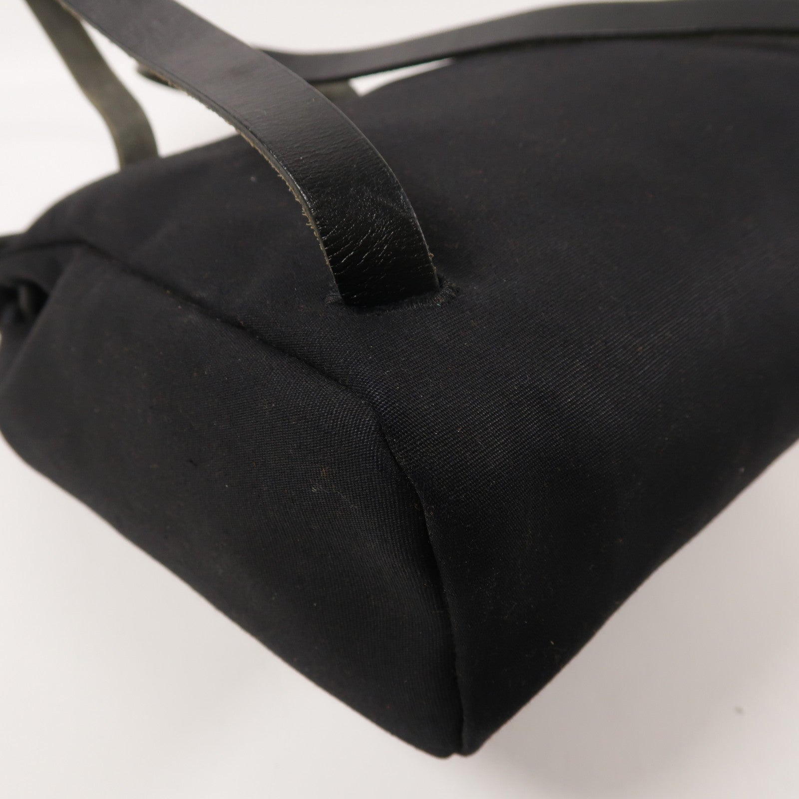 HERMES 帆布Herbag Backpack銀扣背包