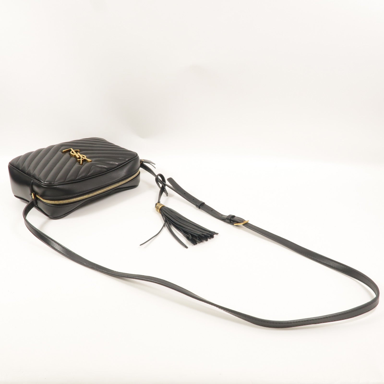 SAINT LAURENT 牛皮皮革Lou Camera Bag肩背袋