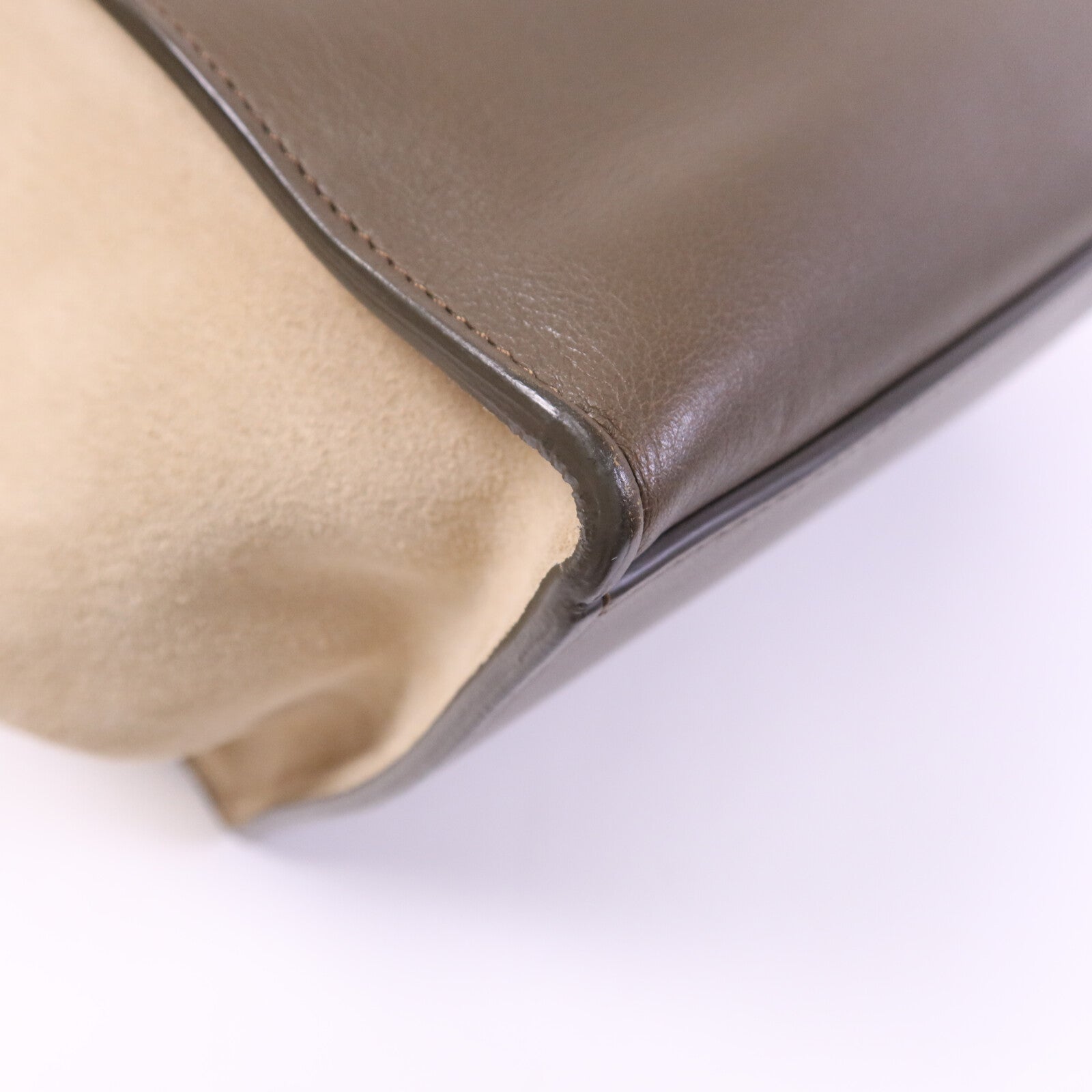 CELINE 【激減優惠】牛皮/麂皮皮革Trapeze金扣手挽肩背兩用袋