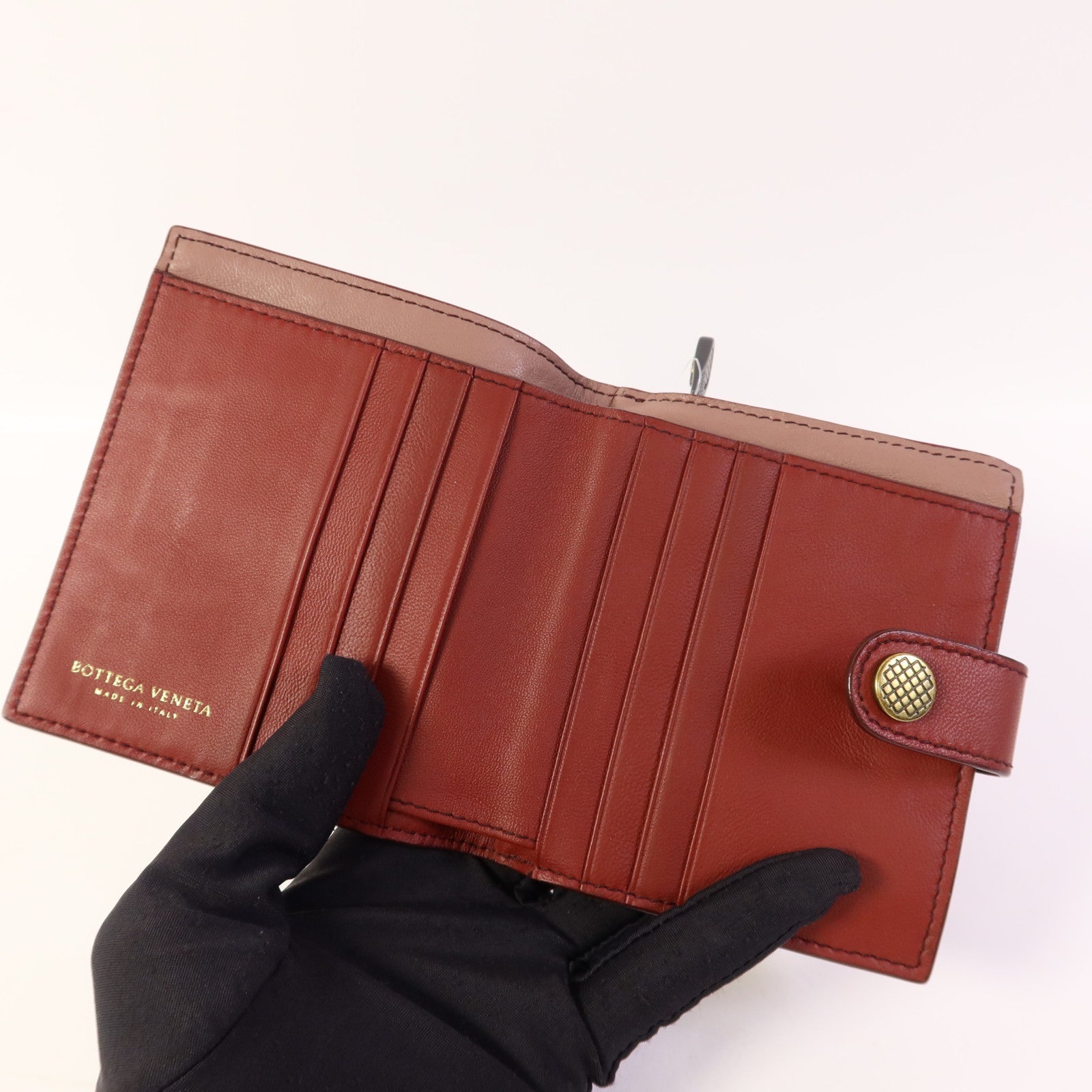 BOTTEGA VENETA 牛皮皮革Bifold Wallet錢包