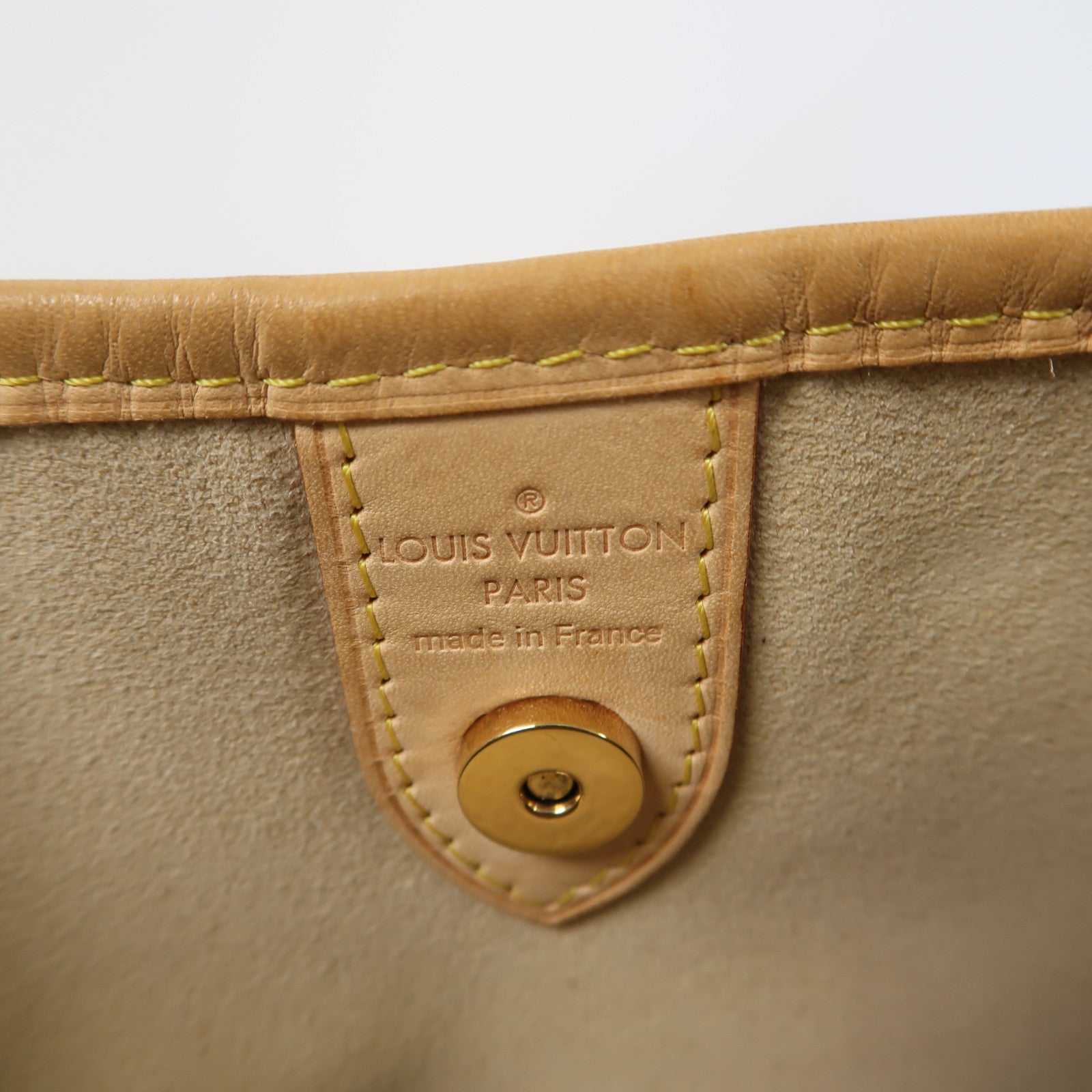 LOUIS VUITTON Monogram Galliera PM金扣肩背袋啡色