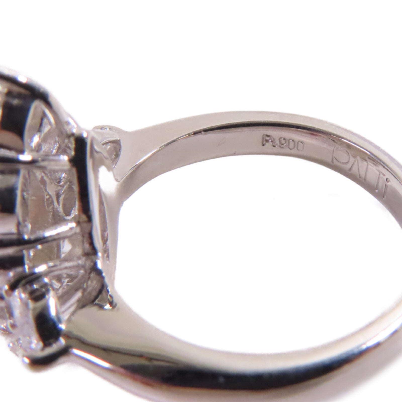 JEWELRY PT900鉑金/1.009ct鑚石/1.80ct鑚石Diamond Ring戒指US#6