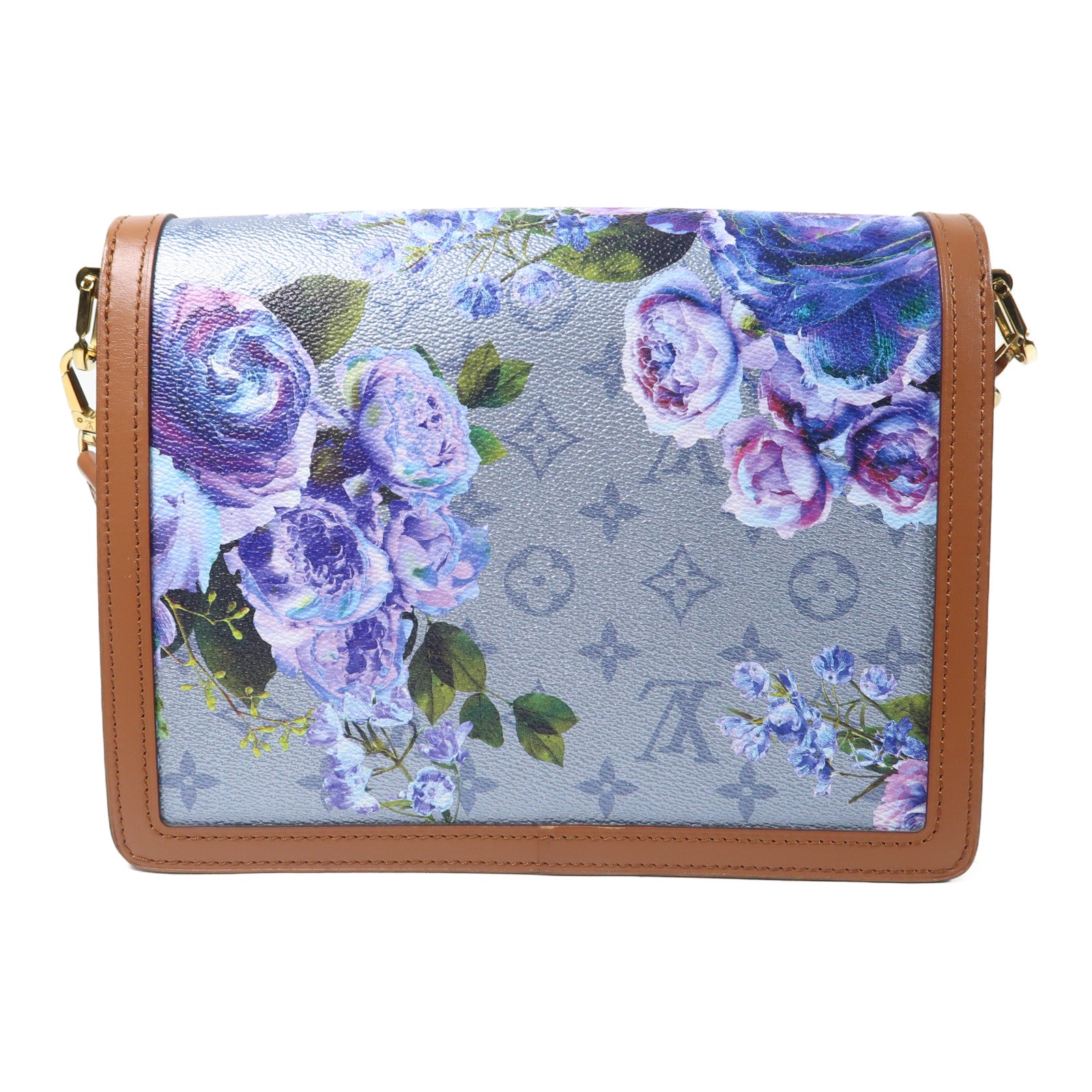 LOUIS VUITTON 【激減優惠】Monogram Dauphine MM金扣手挽肩背兩用袋啡色