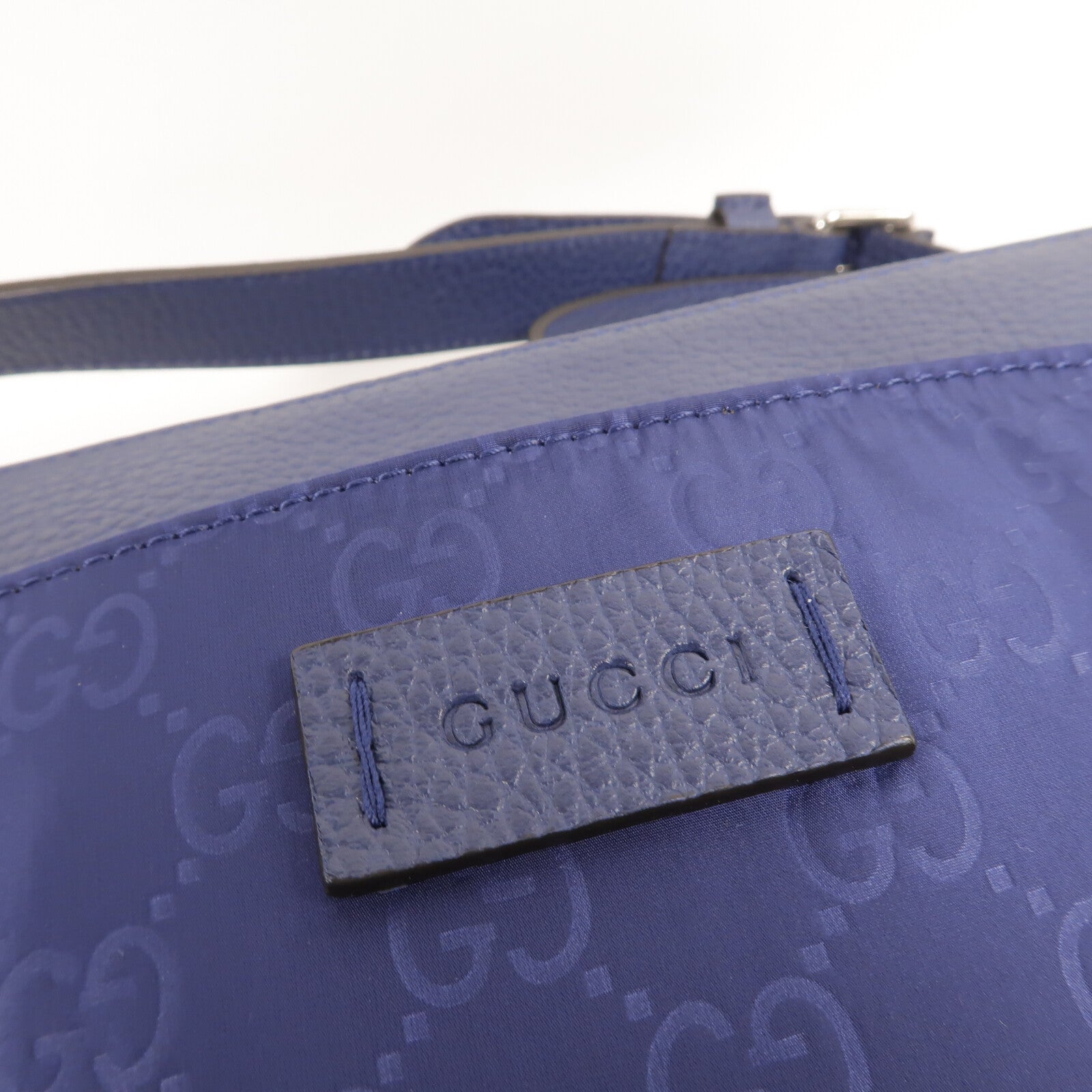 GUCCI 尼龍GG Nylon Flat Messenger Bag肩背袋