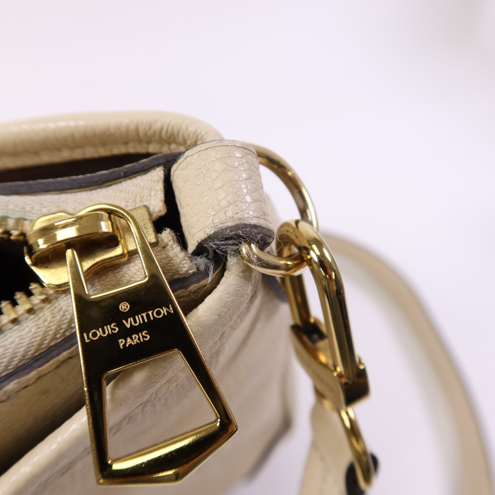 LOUIS VUITTON Monogram Empreinte Trianon PM金扣手挽肩背兩用袋