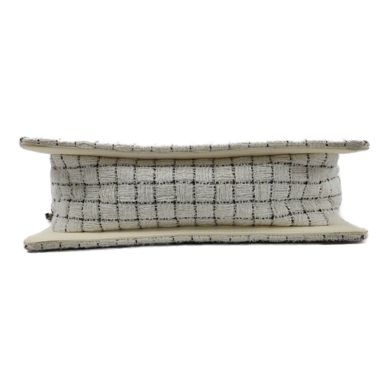 CHANEL Tweed Shoulder Bag銀扣肩背袋