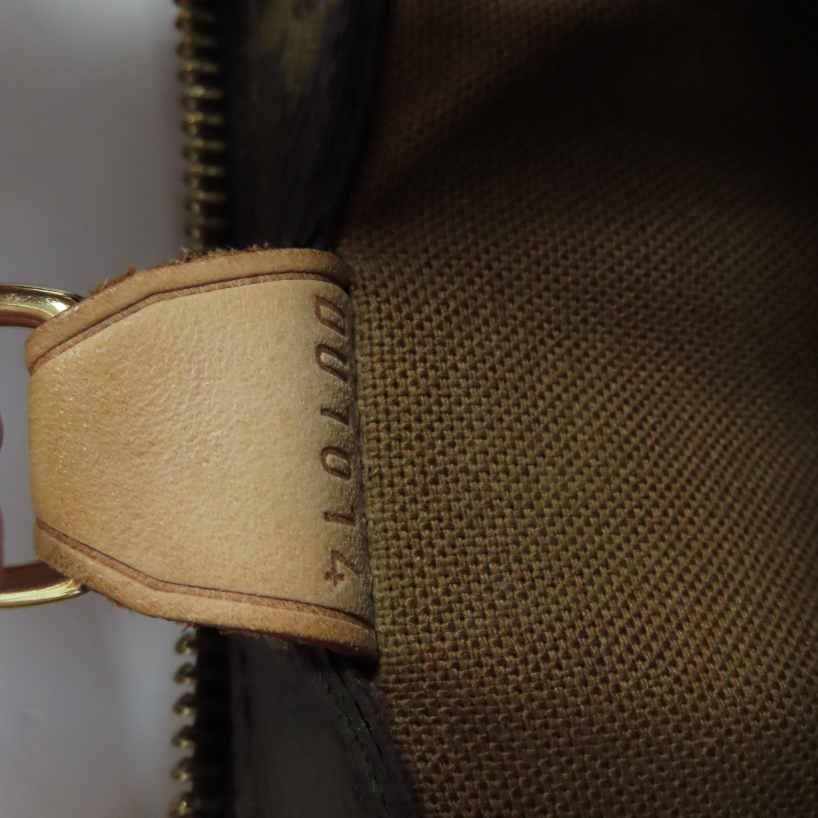LOUIS VUITTON Monogram Cabas Piano金扣手挽袋啡色