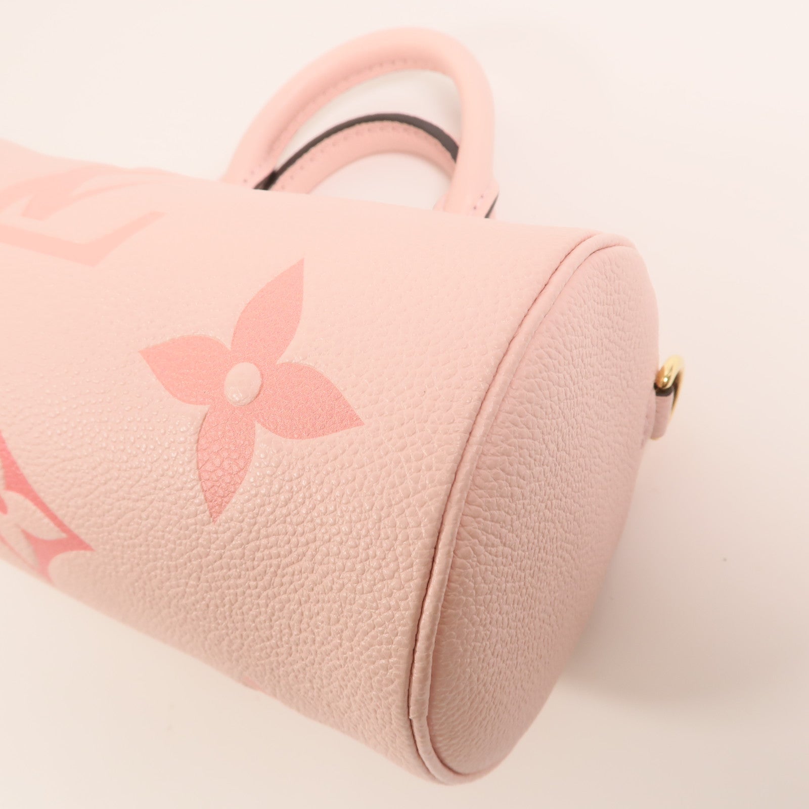 LOUIS VUITTON Monogram Empreinte Papillon BB金扣手挽肩背兩用袋