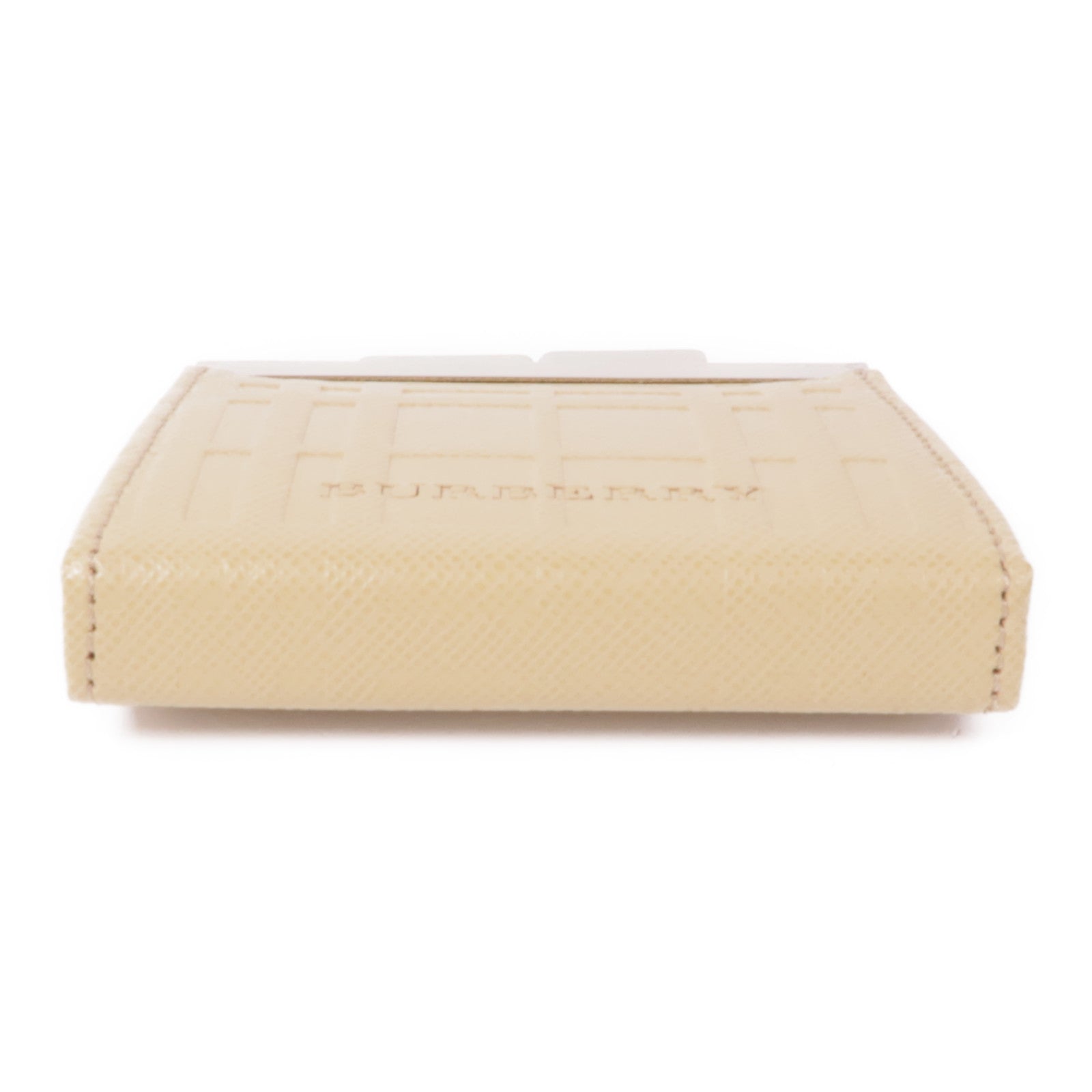 BURBERRY 牛皮皮革Coin Case銀扣零錢包