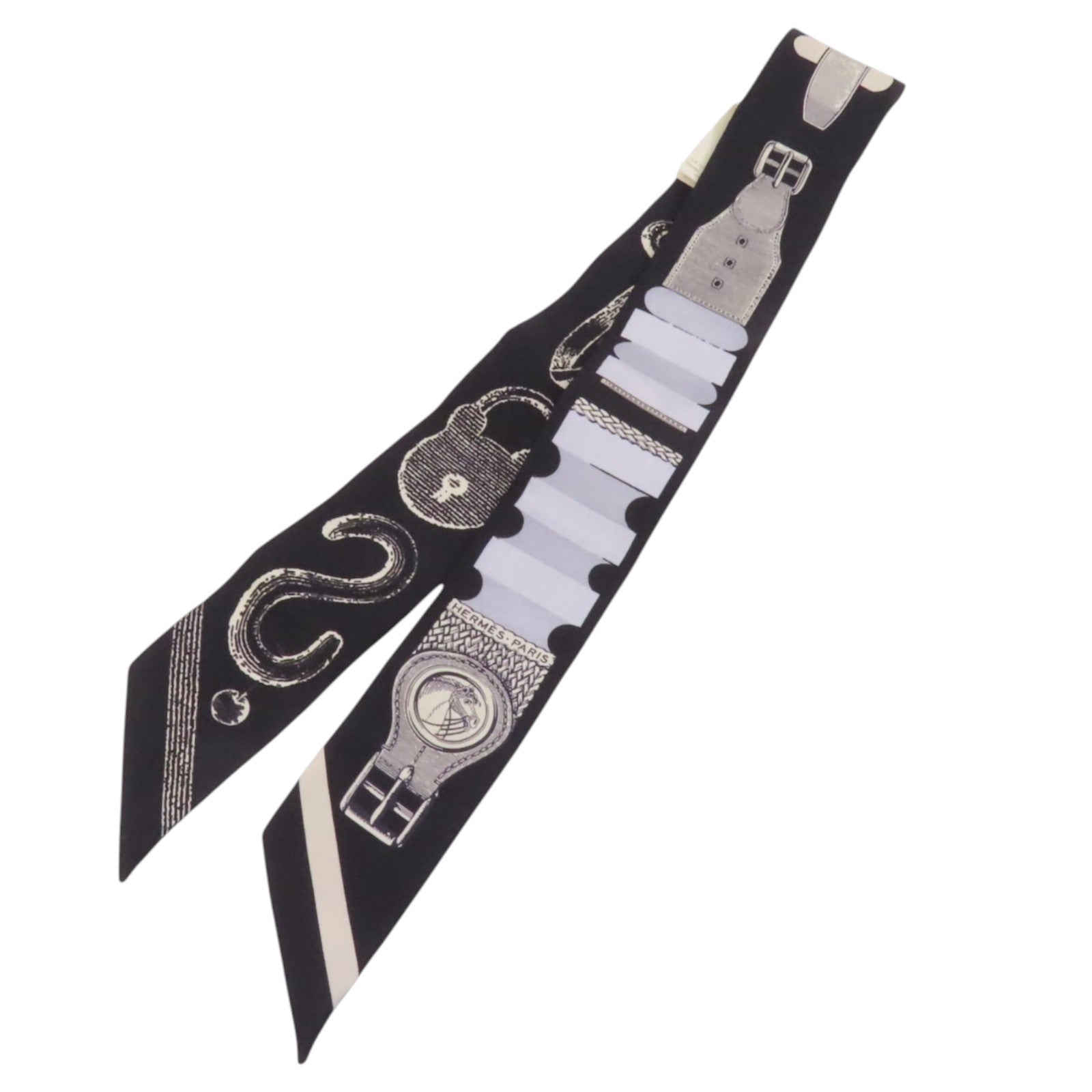 HERMES 絲質Twilly Scarf絲巾