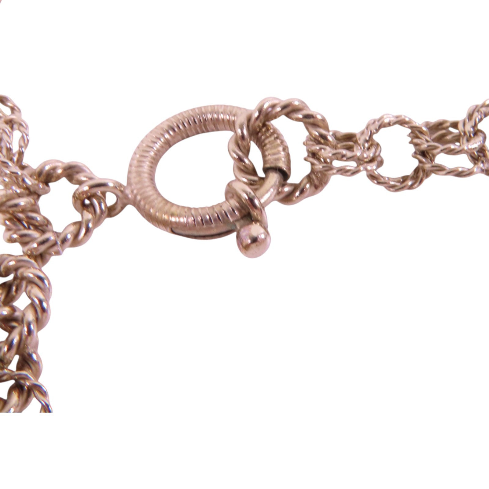 CHANEL 金屬/PVC Bracelet金扣手鏈