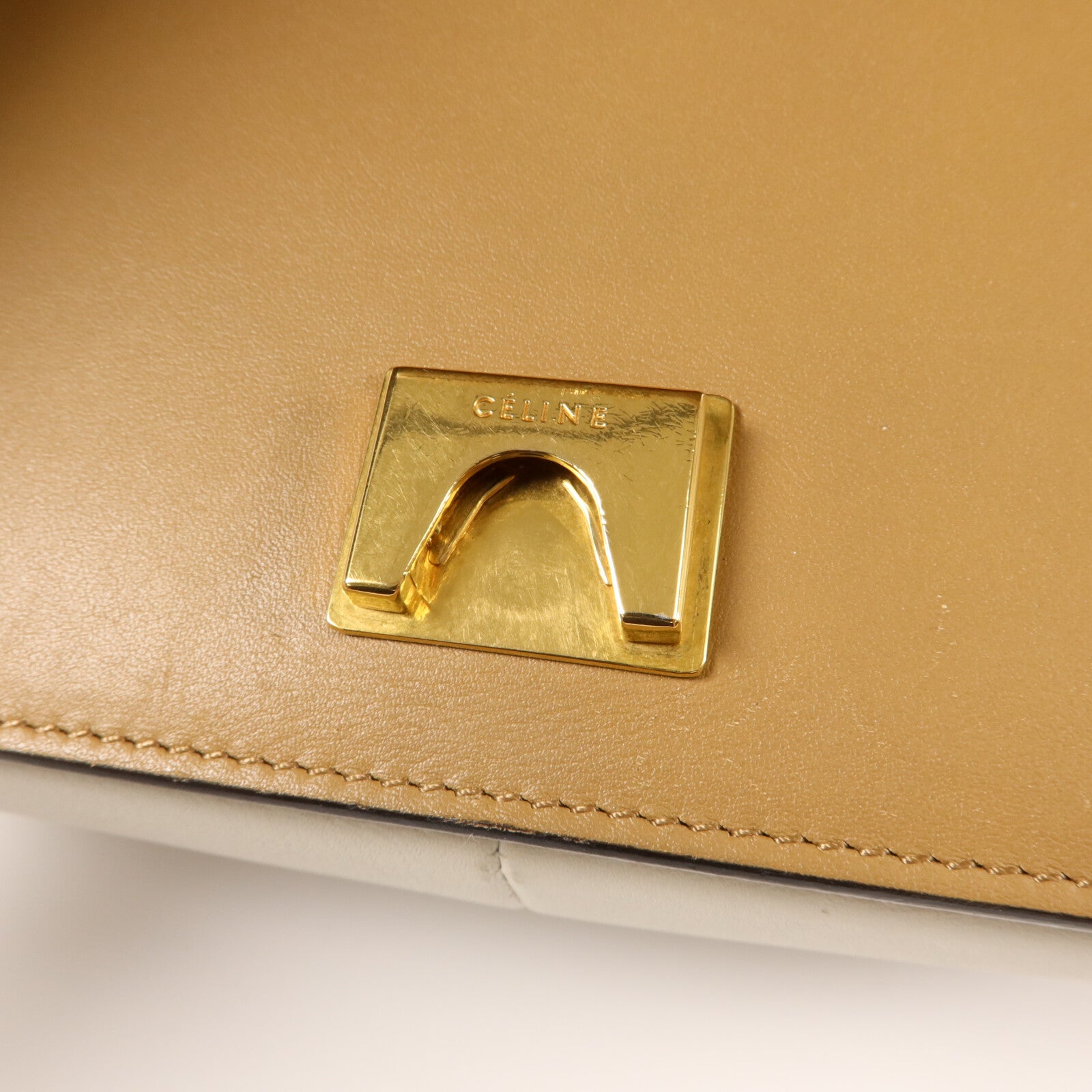 CELINE 牛皮皮革Frame Bag肩背袋