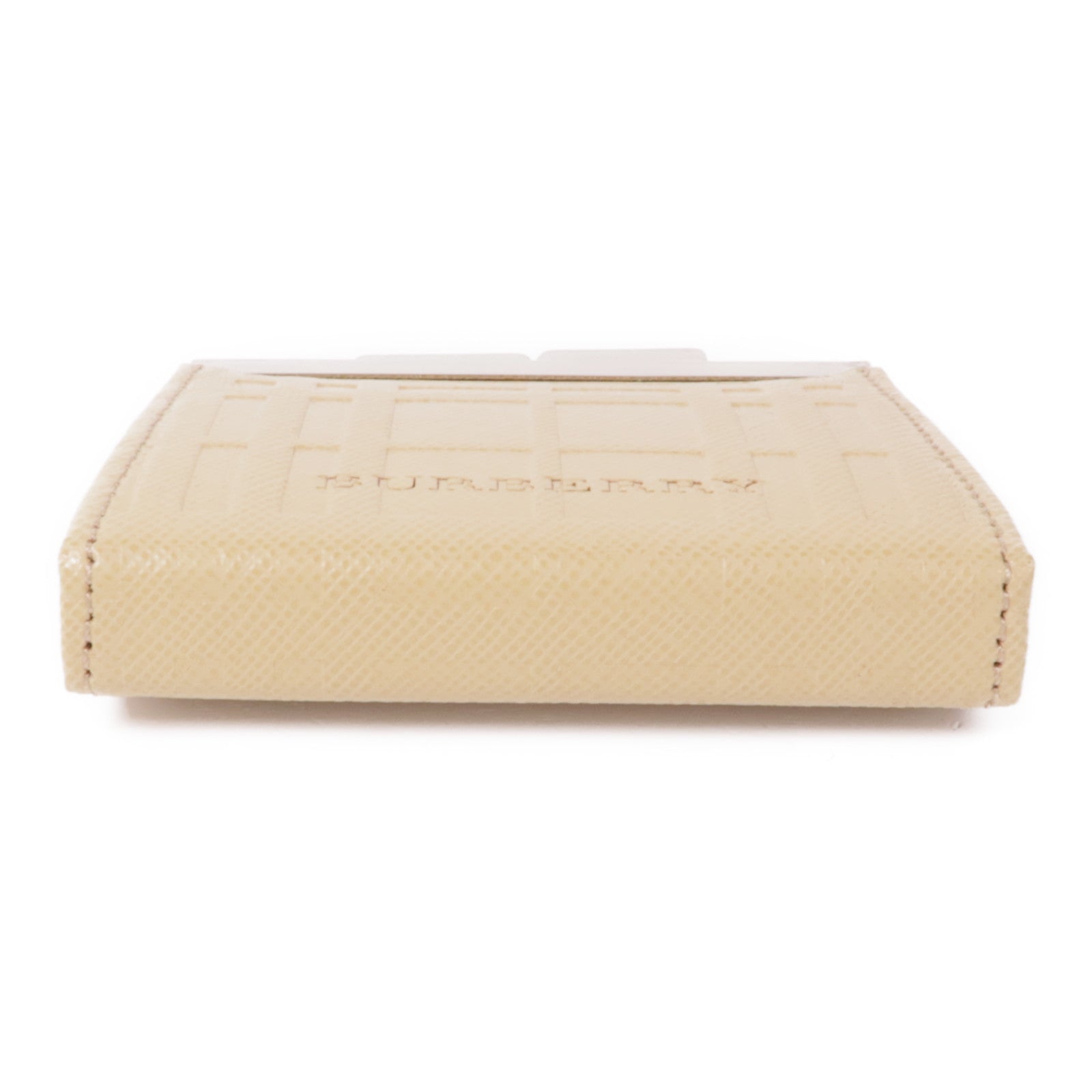 BURBERRY 牛皮皮革Coin Case銀扣零錢包