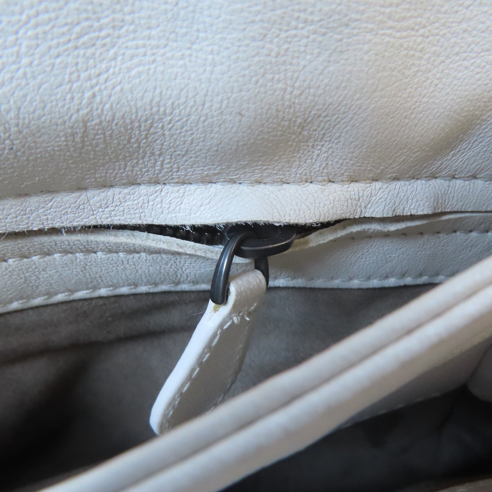 BOTTEGA VENETA 蛇皮皮革Shoulder Bag黑扣肩背袋灰色/淺褐色