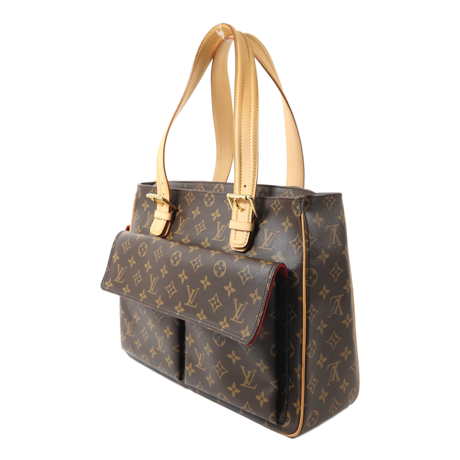 LOUIS VUITTON Monogram Multipli Cite金扣肩背袋