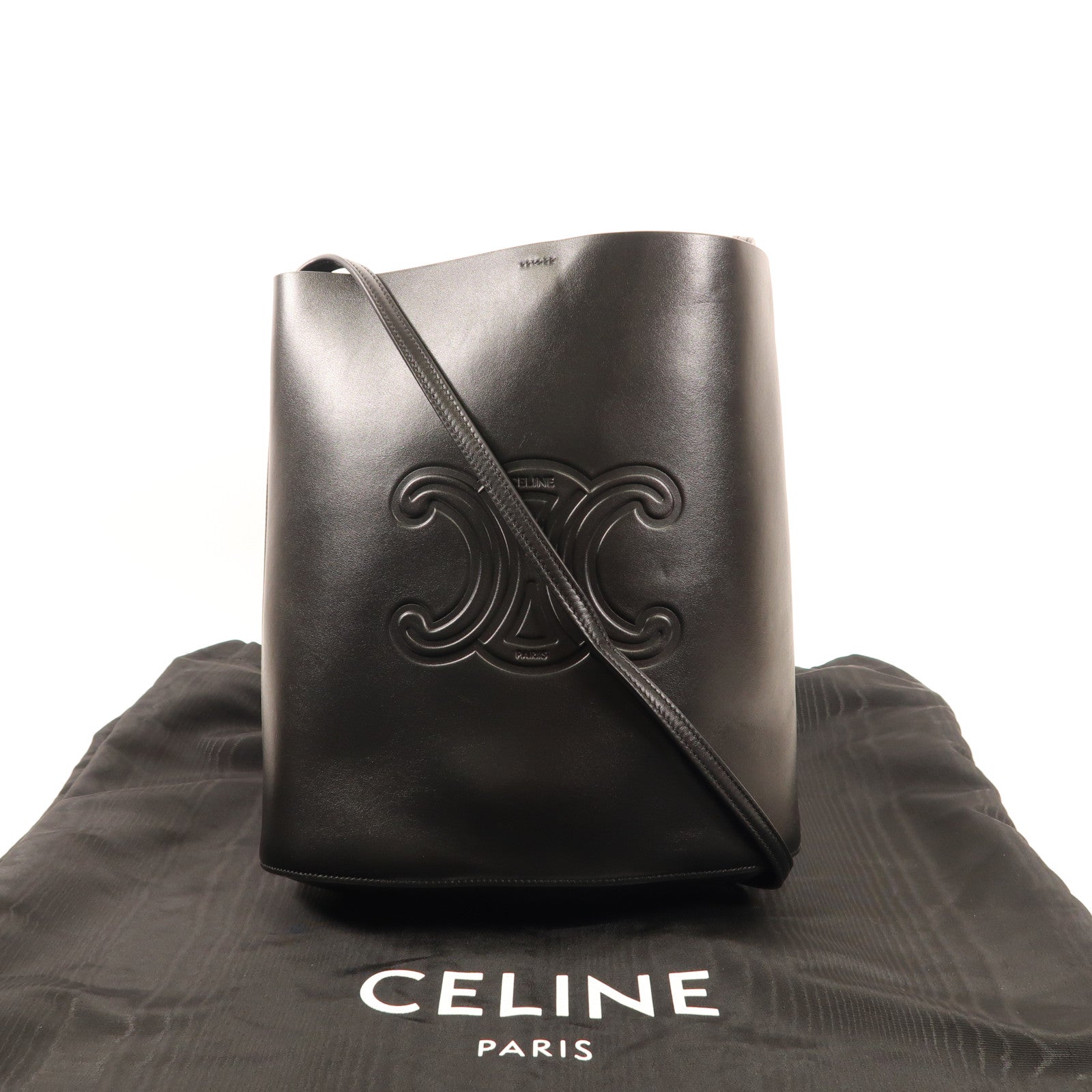 CELINE 牛皮皮革Small Bucket In Smooth肩背袋
