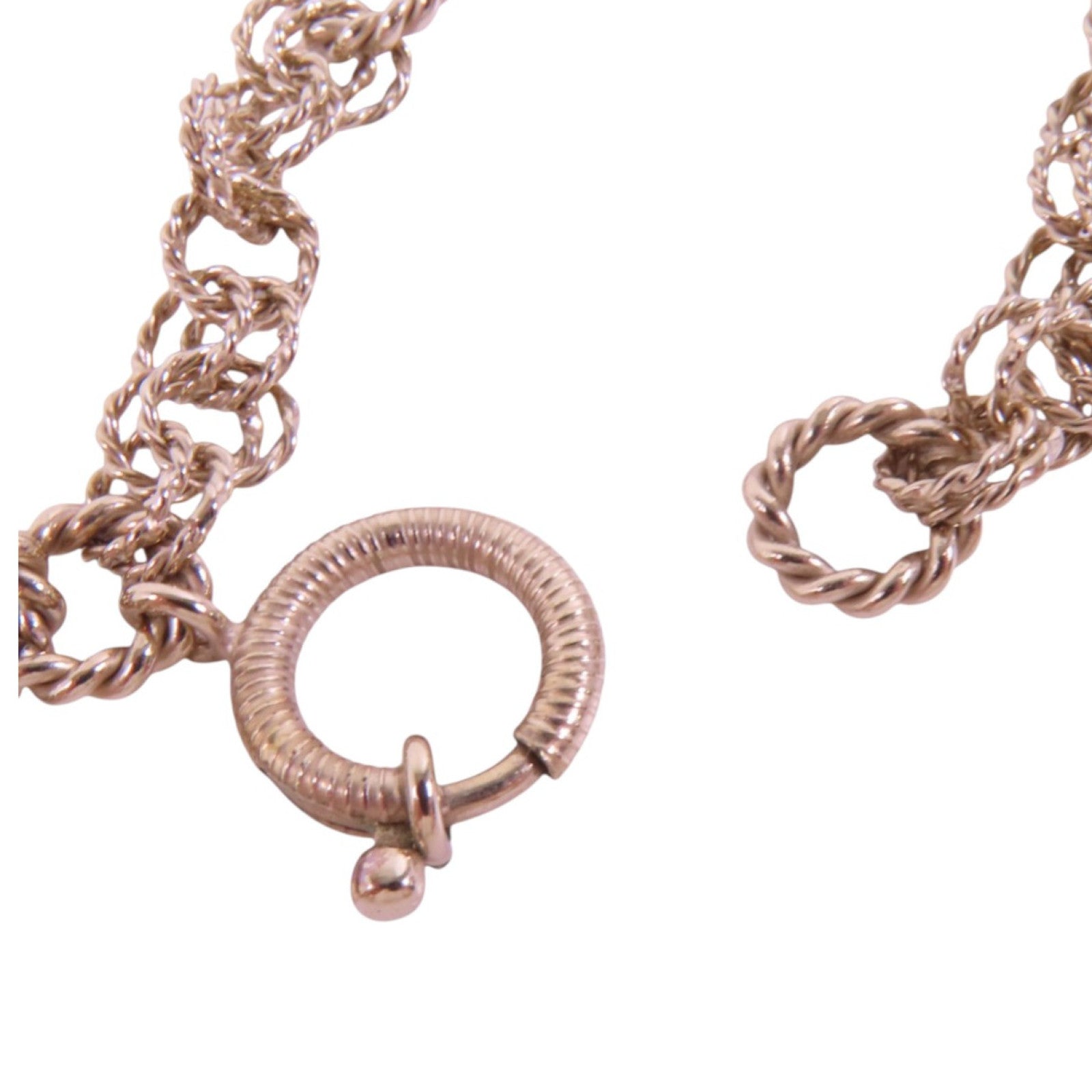 CHANEL 金屬/PVC Bracelet金扣手鏈