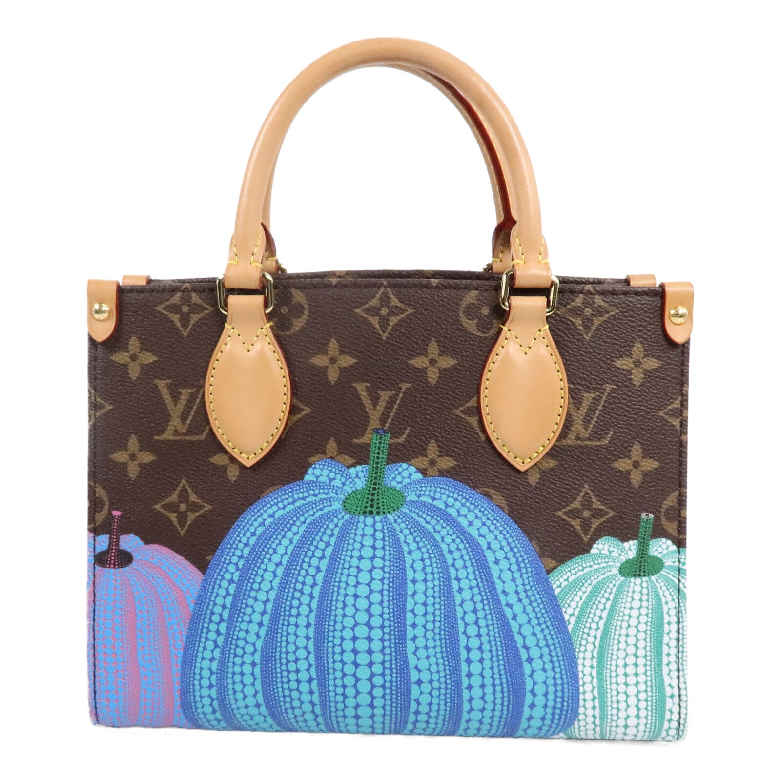 LOUIS VUITTON Monogram Reverse LV x YK OnTheGo PM手挽肩背兩用袋