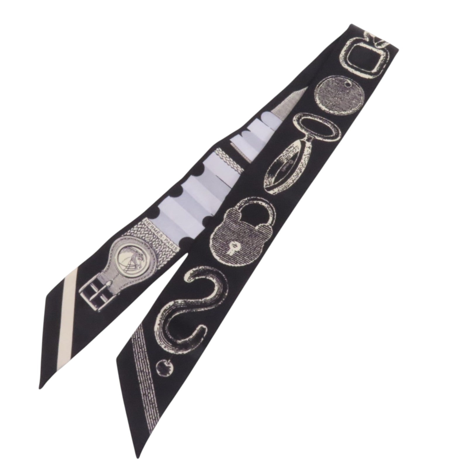 HERMES 絲質Twilly Scarf絲巾