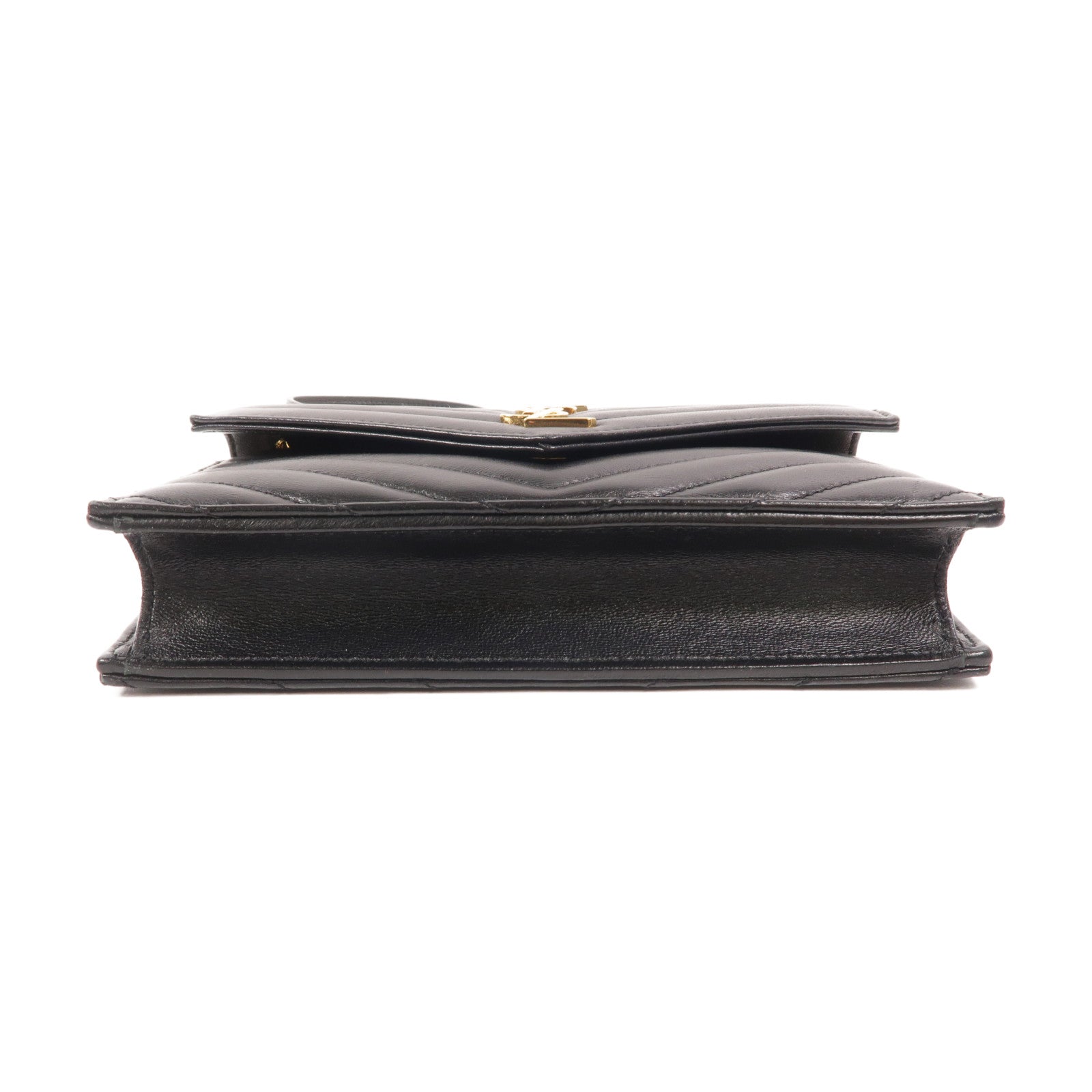 SAINT LAURENT 羊皮皮革Cassandre鏈帶肩背袋