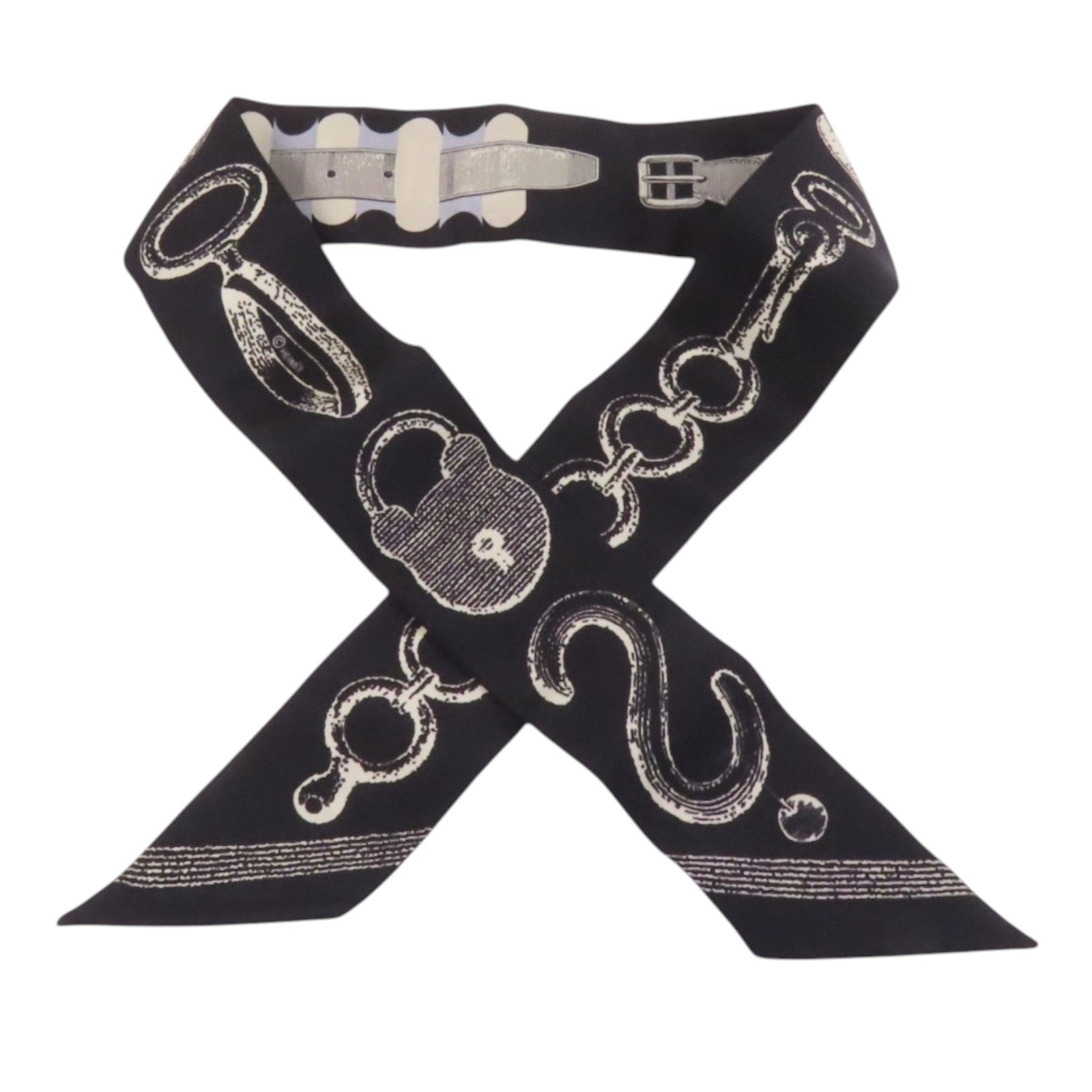 HERMES 絲質Twilly Scarf絲巾