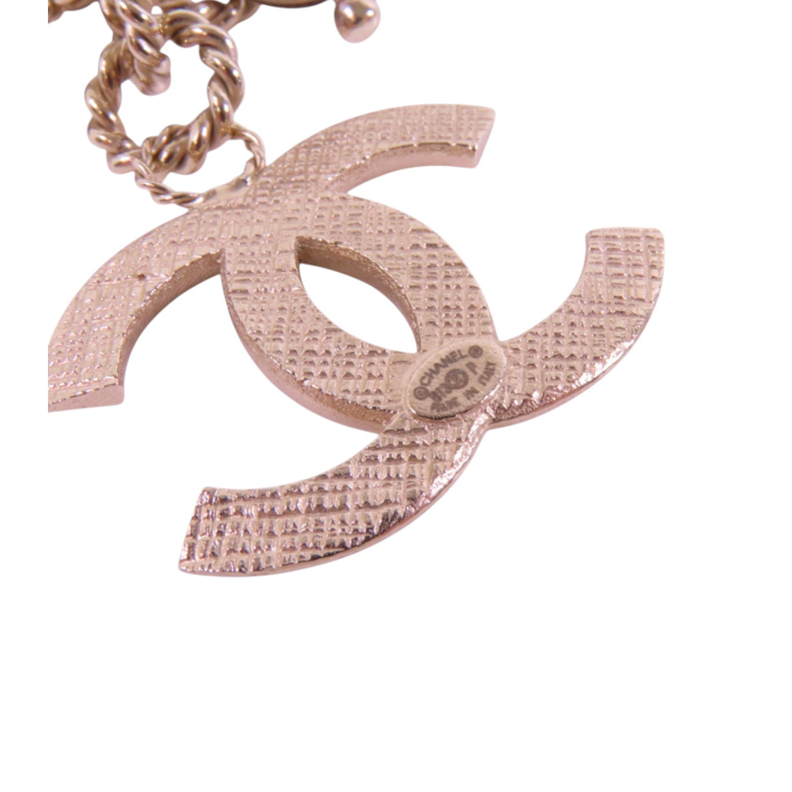 CHANEL 金屬/PVC Bracelet金扣手鏈