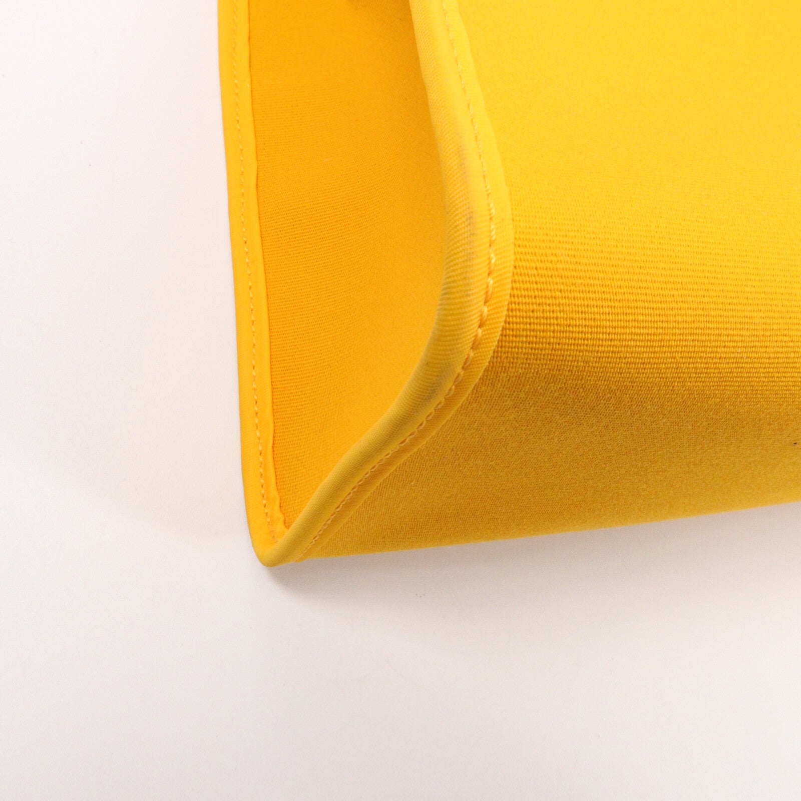 HERMES 帆布Herbag PM手挽肩背兩用袋Jaune D'Or