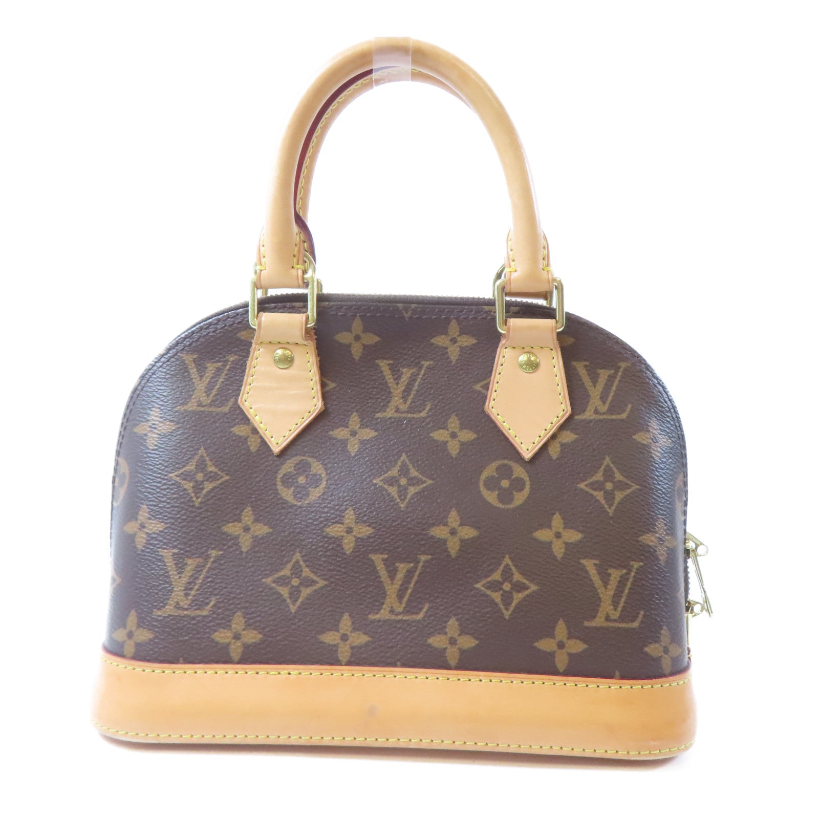 LOUIS VUITTON 【激減優惠】Monogram Alma BB 金扣手挽肩背兩用袋啡色