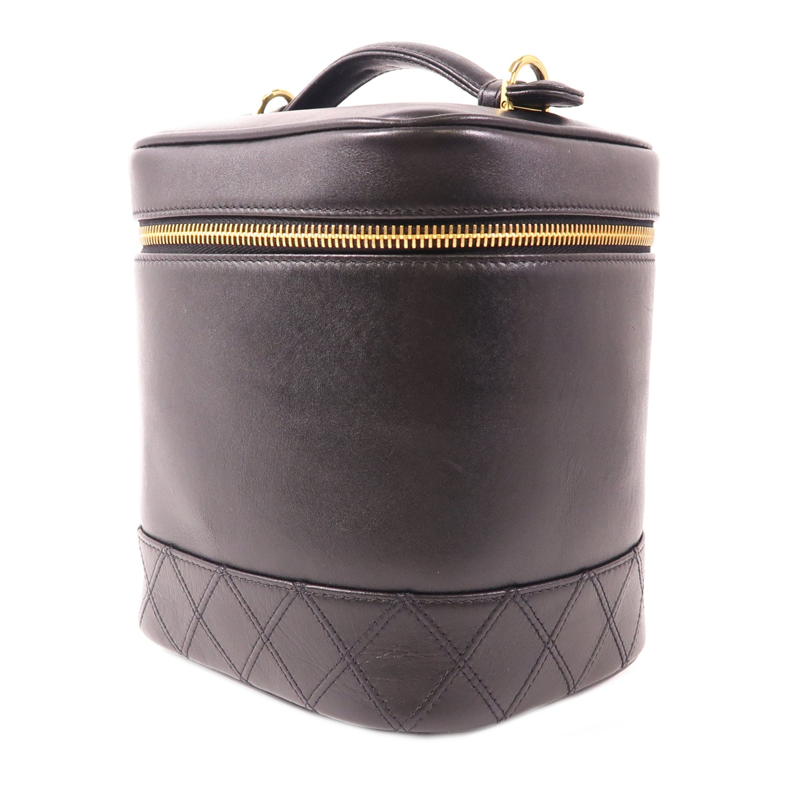 CHANEL 牛皮皮革Accessory Pouch金扣手挽袋