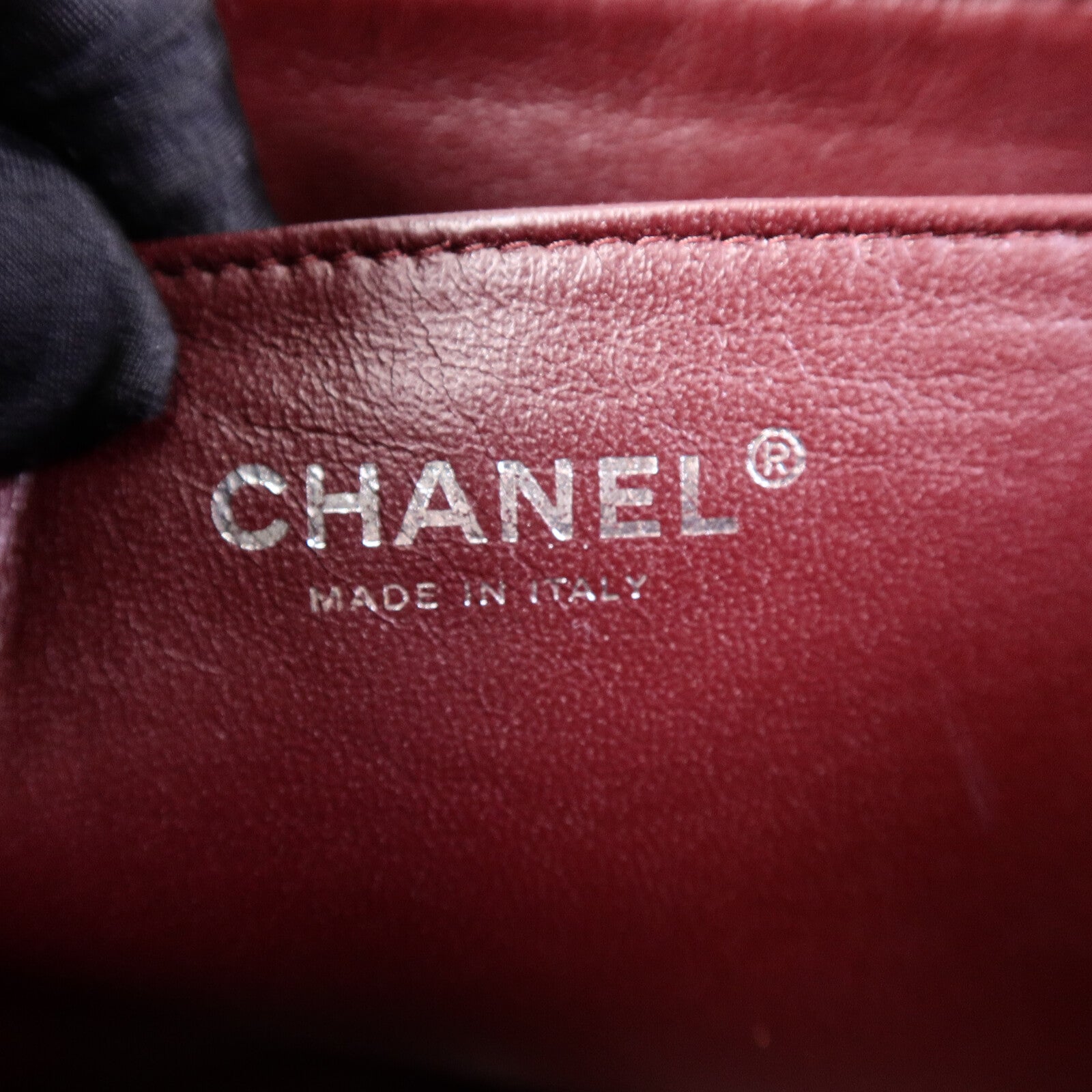 CHANEL 羊皮皮革Large Classic鏈帶肩背袋