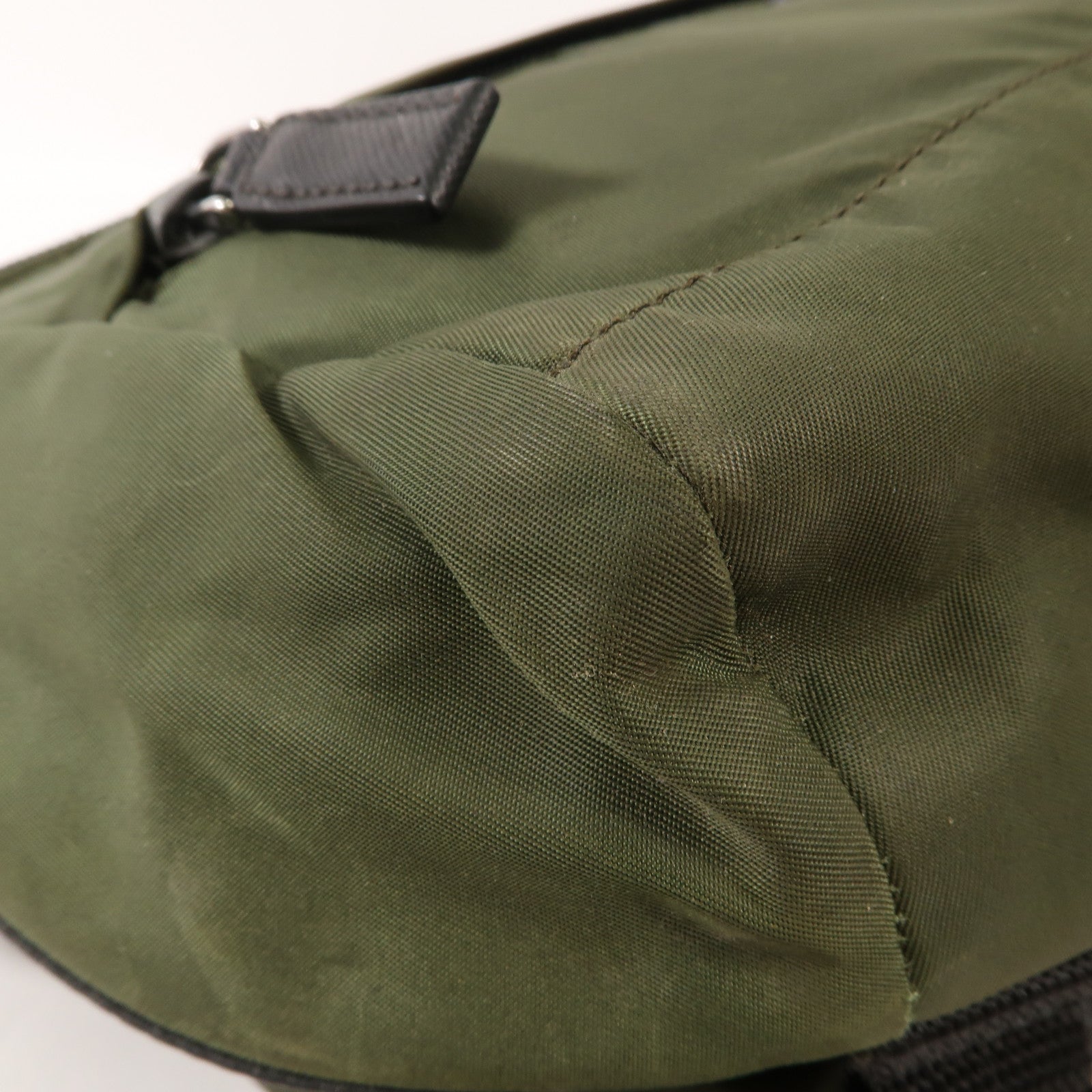 PRADA 帆布Waist Bag銀扣腰包