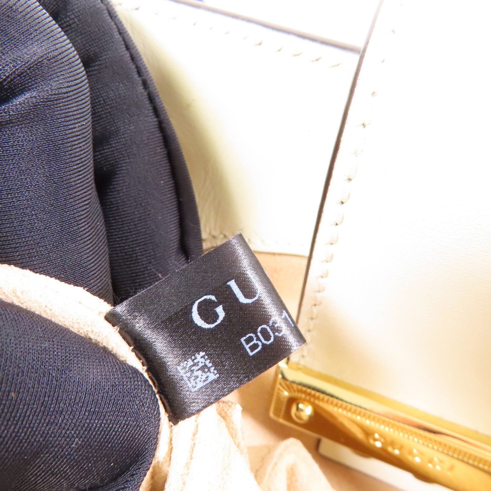 GUCCI 塗層帆布Padlock金扣肩背袋