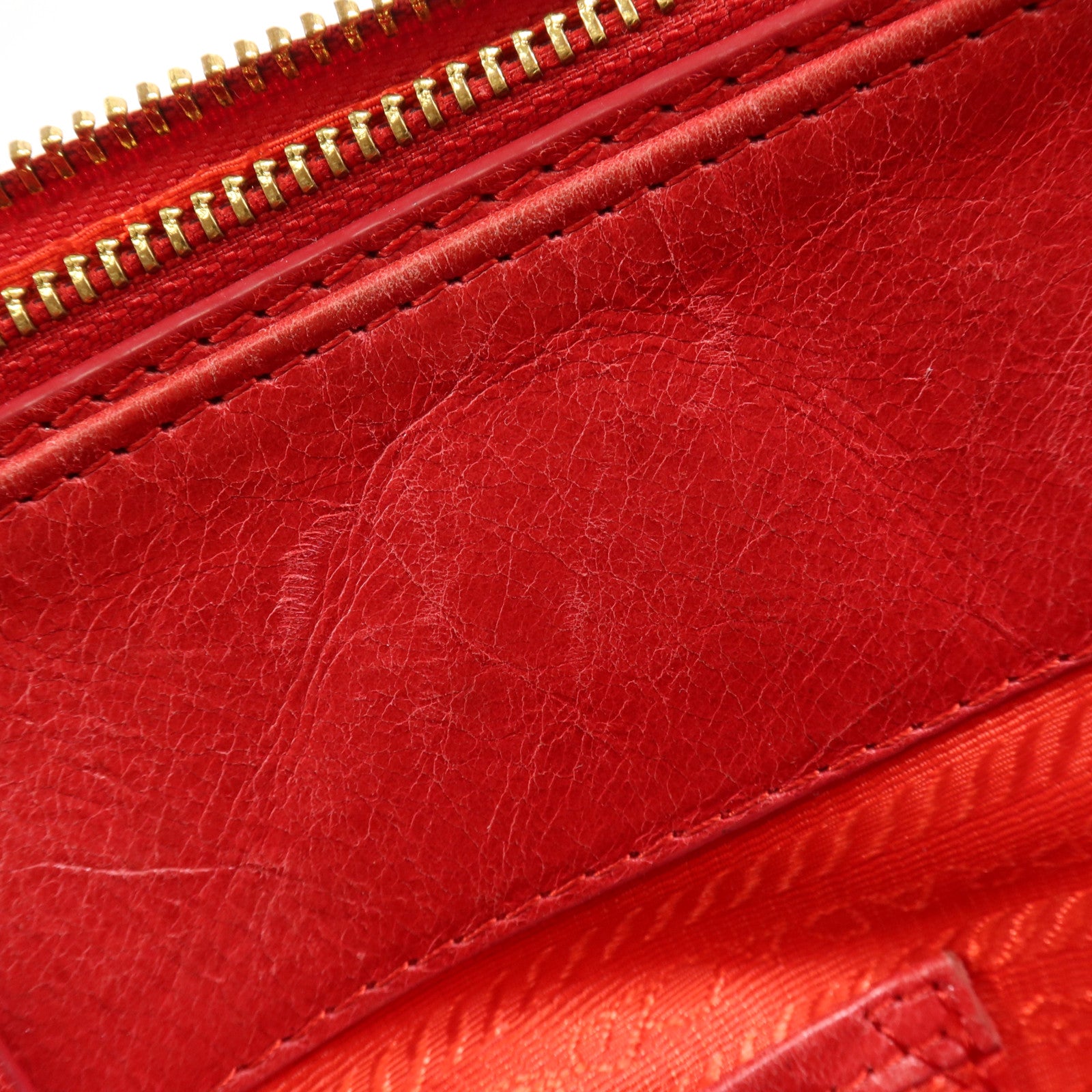 PRADA 牛皮皮革2 Way Shoulder金扣手挽肩背兩用袋