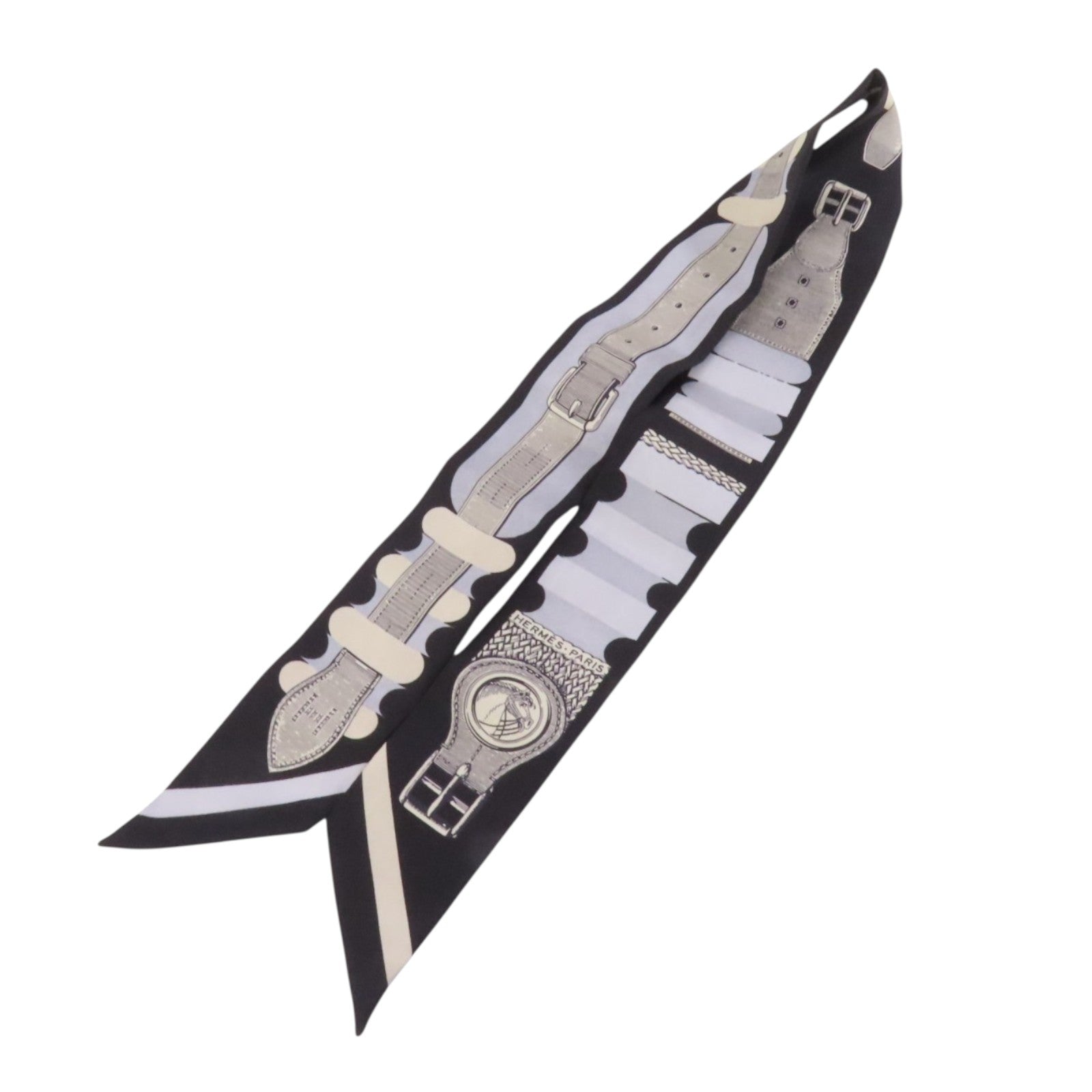 HERMES 絲質Twilly Scarf絲巾