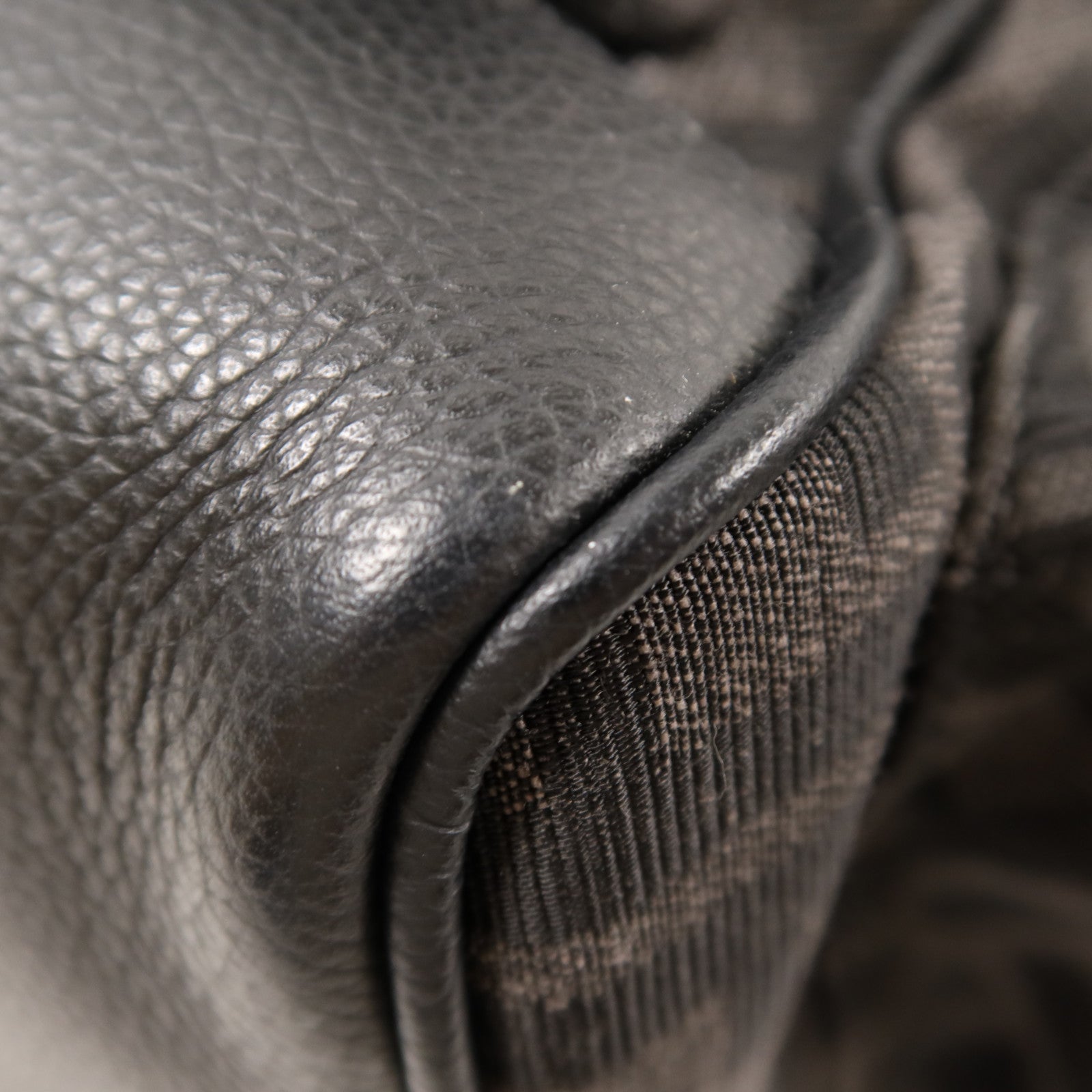 FENDI SHW Backpack Canvas Grey/Black