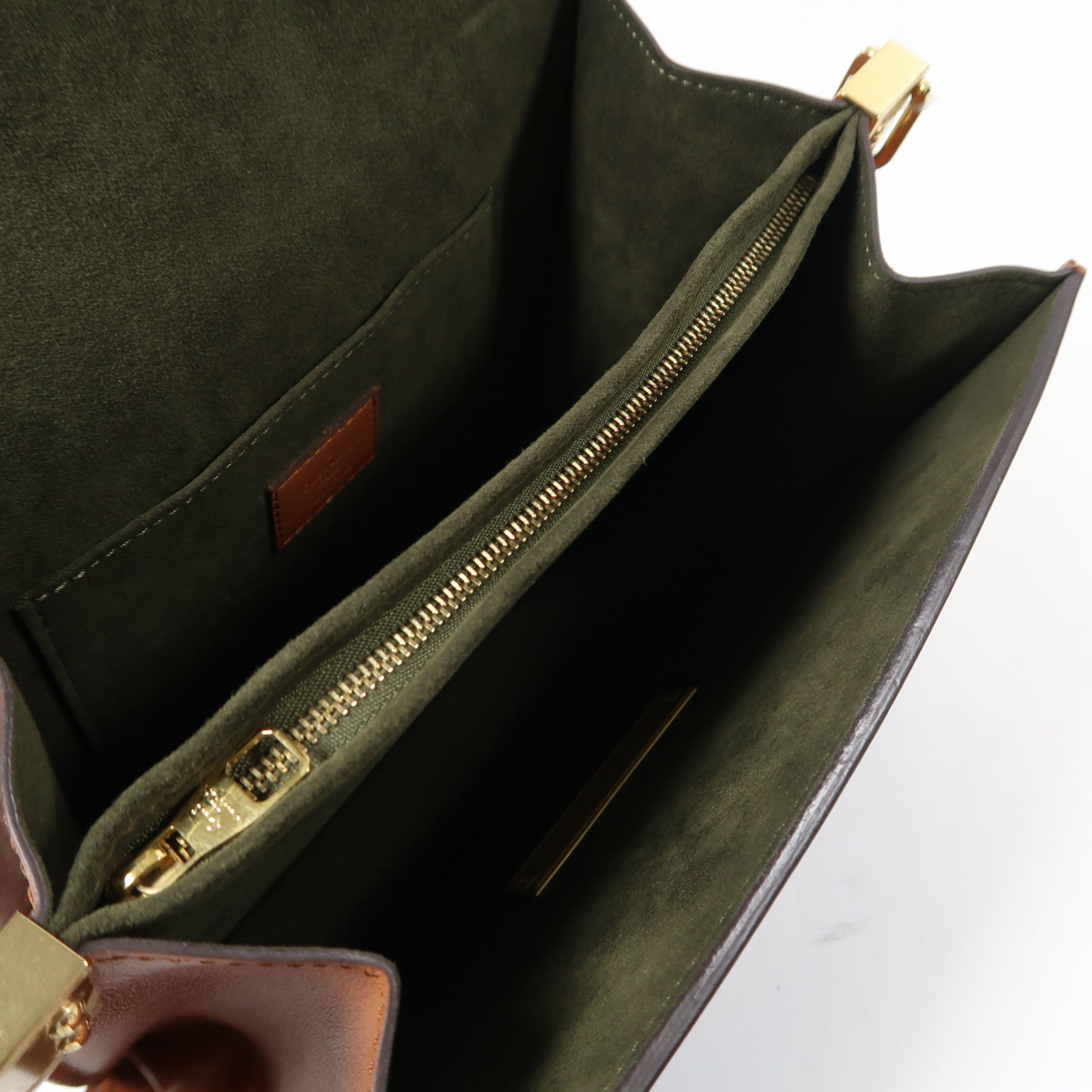 LOUIS VUITTON 【激減優惠】Monogram Dauphine MM金扣手挽肩背兩用袋啡色