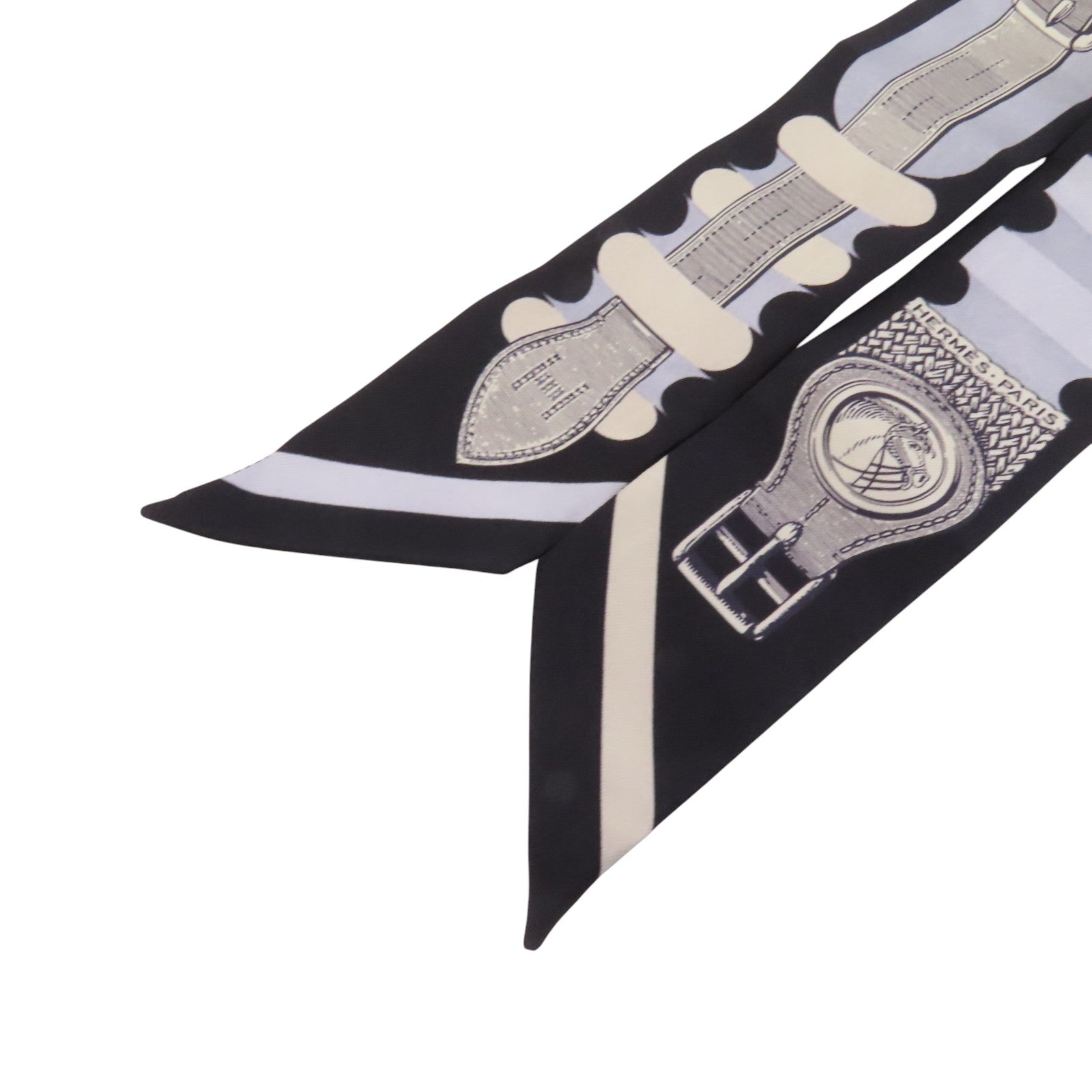 HERMES 絲質Twilly Scarf絲巾