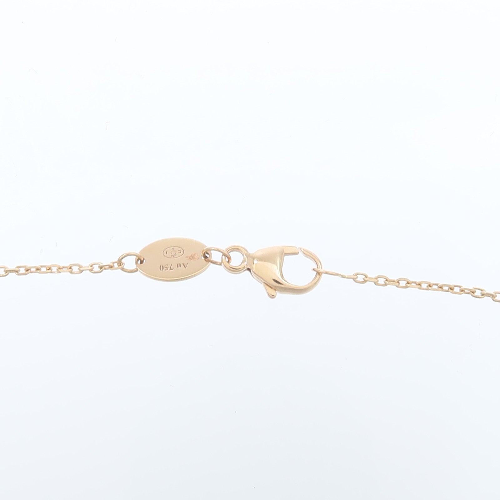 Chaumet 18K玫瑰金Jeux De Liens孔雀石/鑽石項鍊