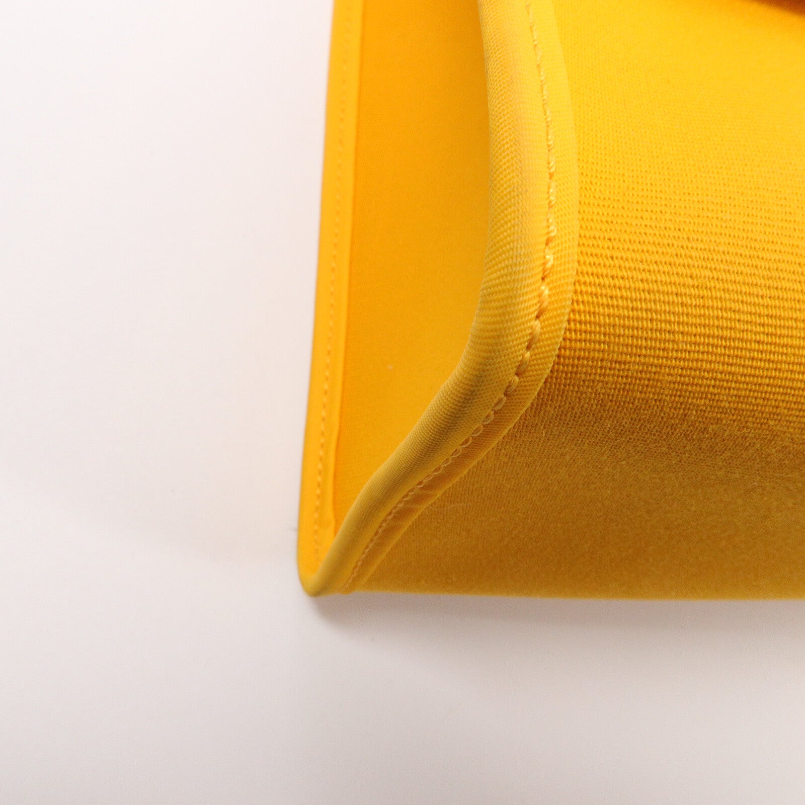 HERMES 帆布Herbag PM手挽肩背兩用袋Jaune D'Or