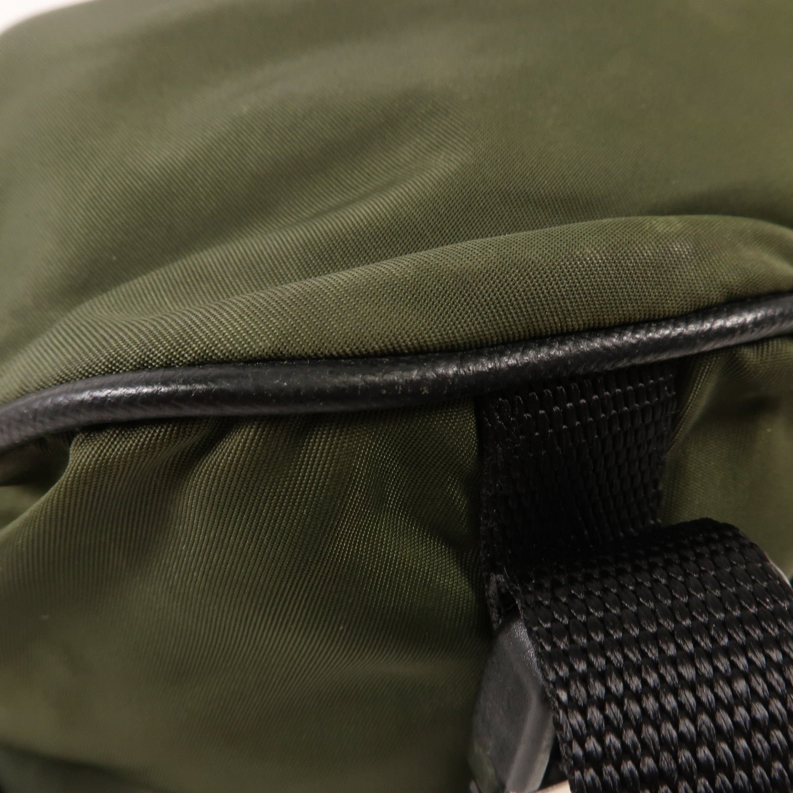PRADA 帆布Waist Bag銀扣腰包