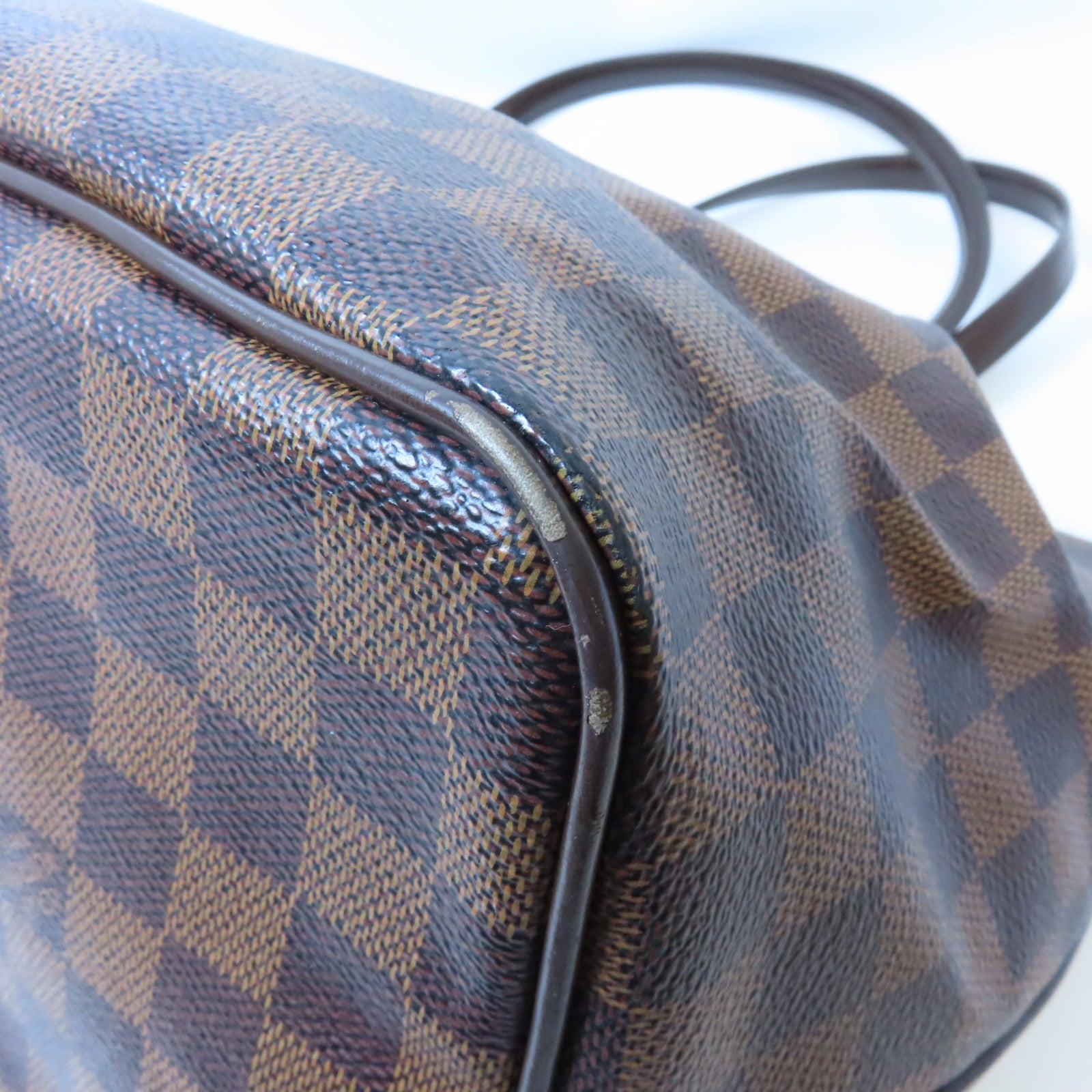 LOUIS VUITTON Damier Westminster GM金扣肩背袋棕色