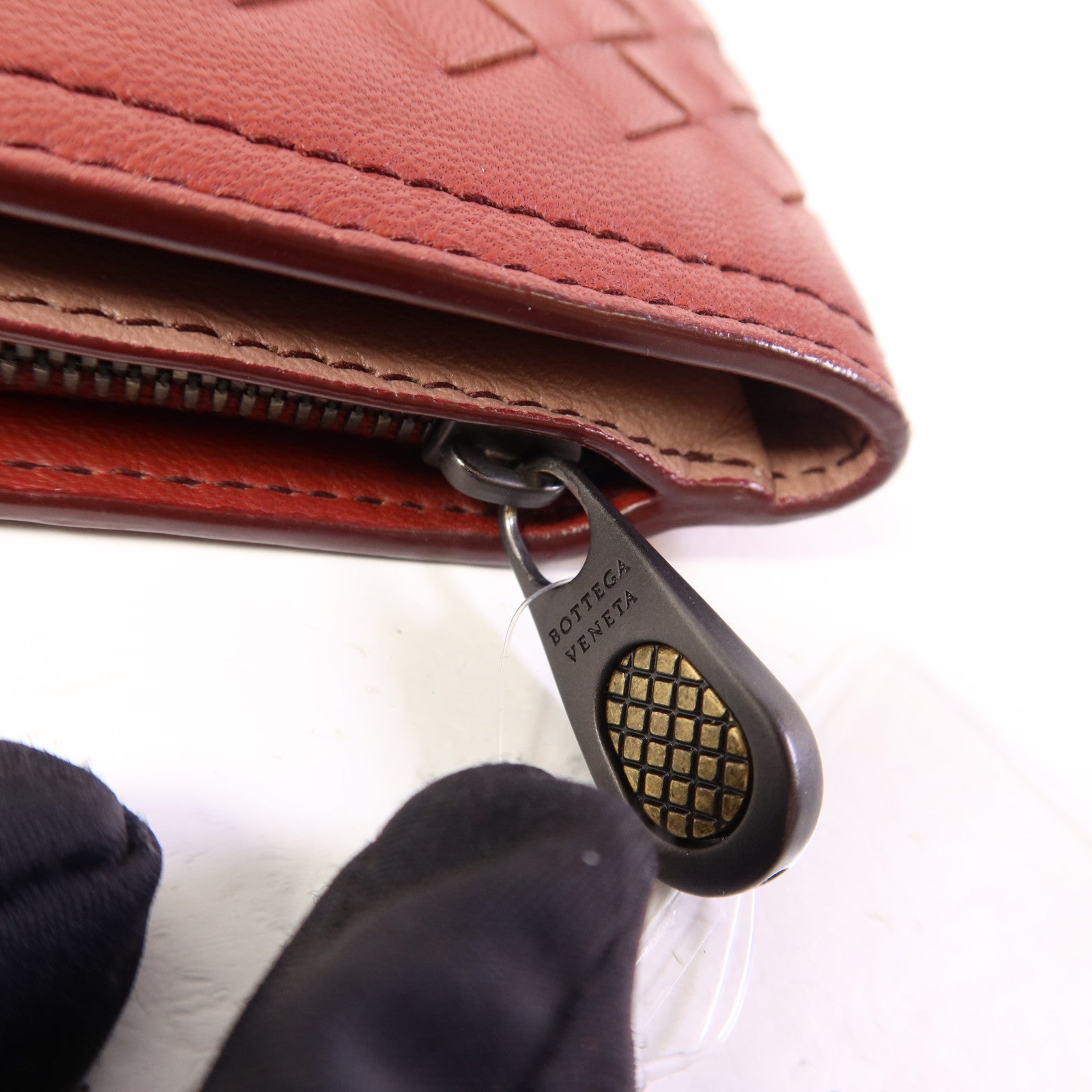 BOTTEGA VENETA 牛皮皮革Bifold Wallet錢包