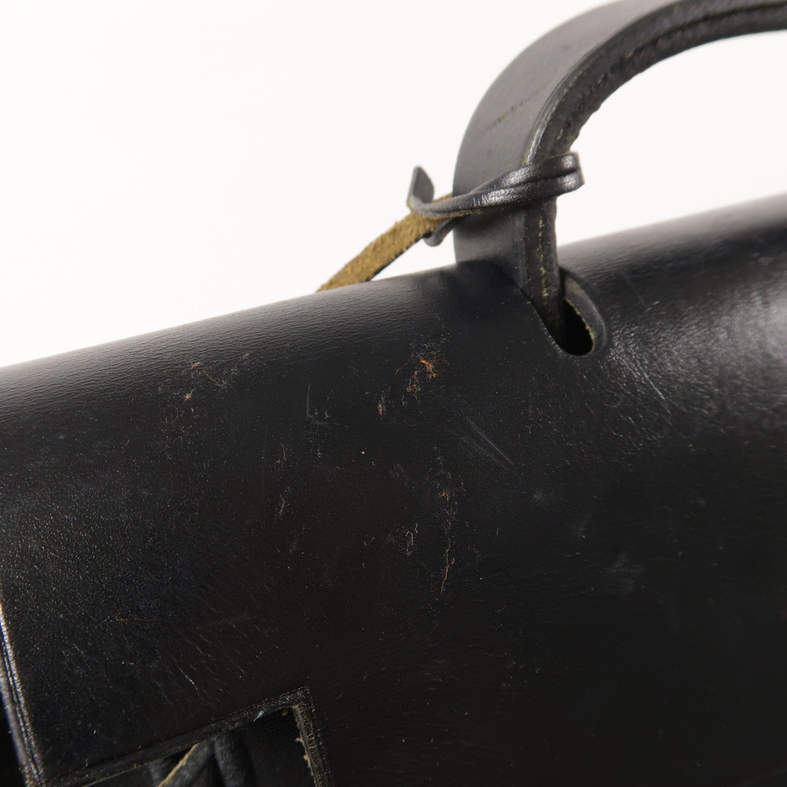 HERMES 帆布Herbag Backpack銀扣背包