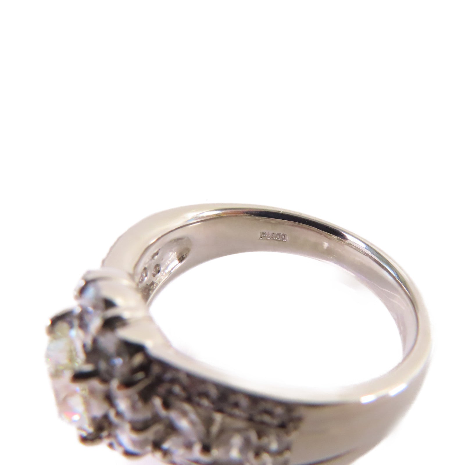 JEWELRY 【激減優惠】PT900鉑金/1.17ct/0.806ct鑽石Diamond Ring戒指US#8.75