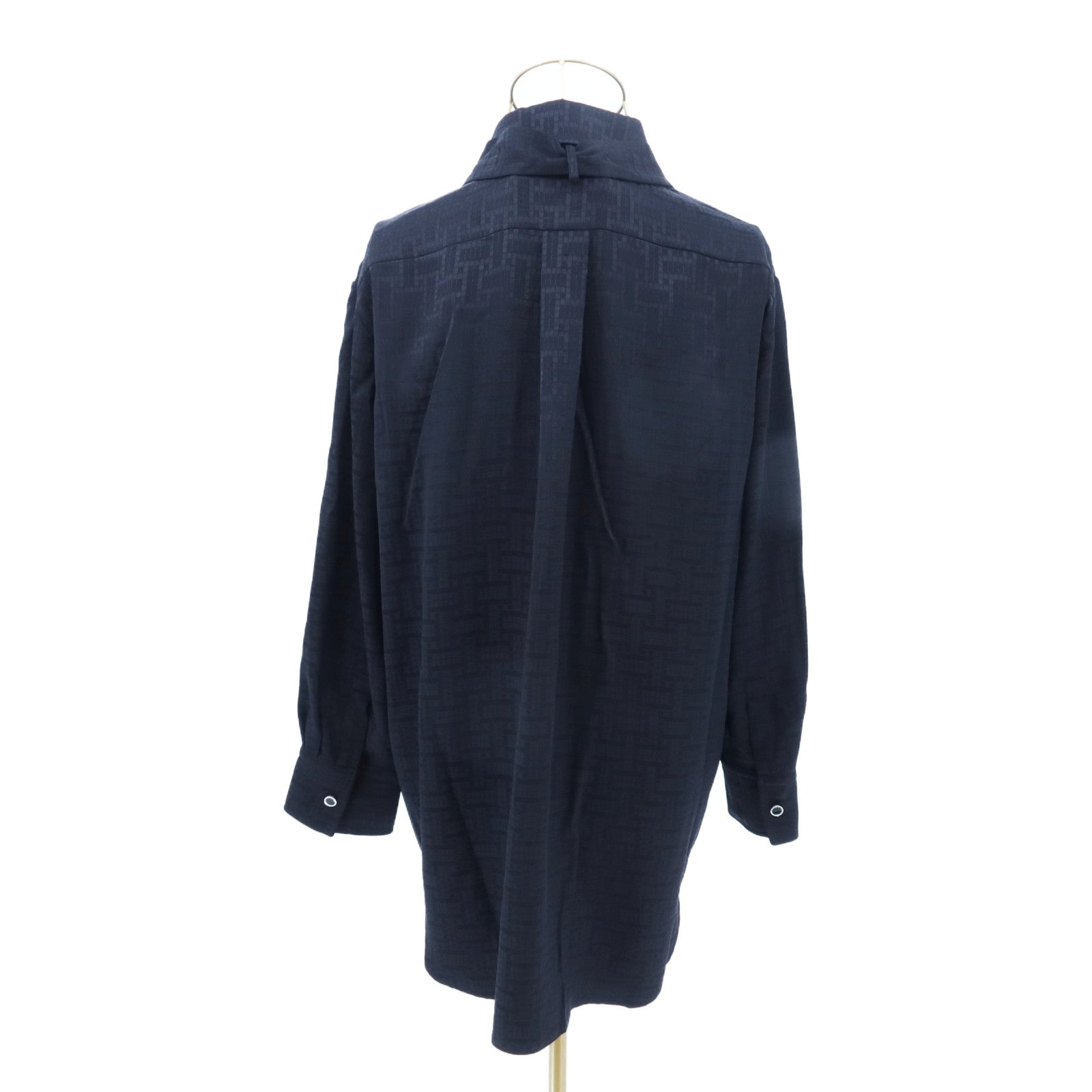 HERMES Cashmere/Silk Mosaique Shirt上衣