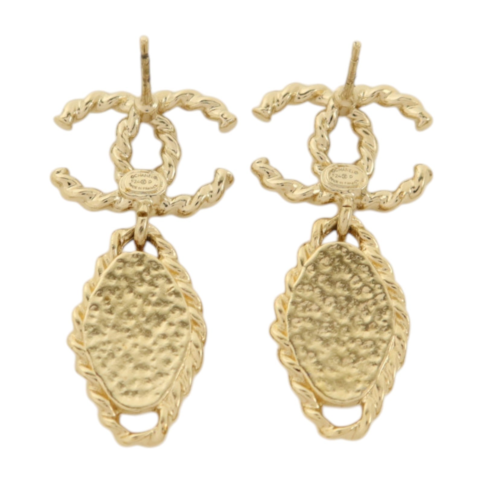 CHANEL 金屬/PVC Earrings耳環