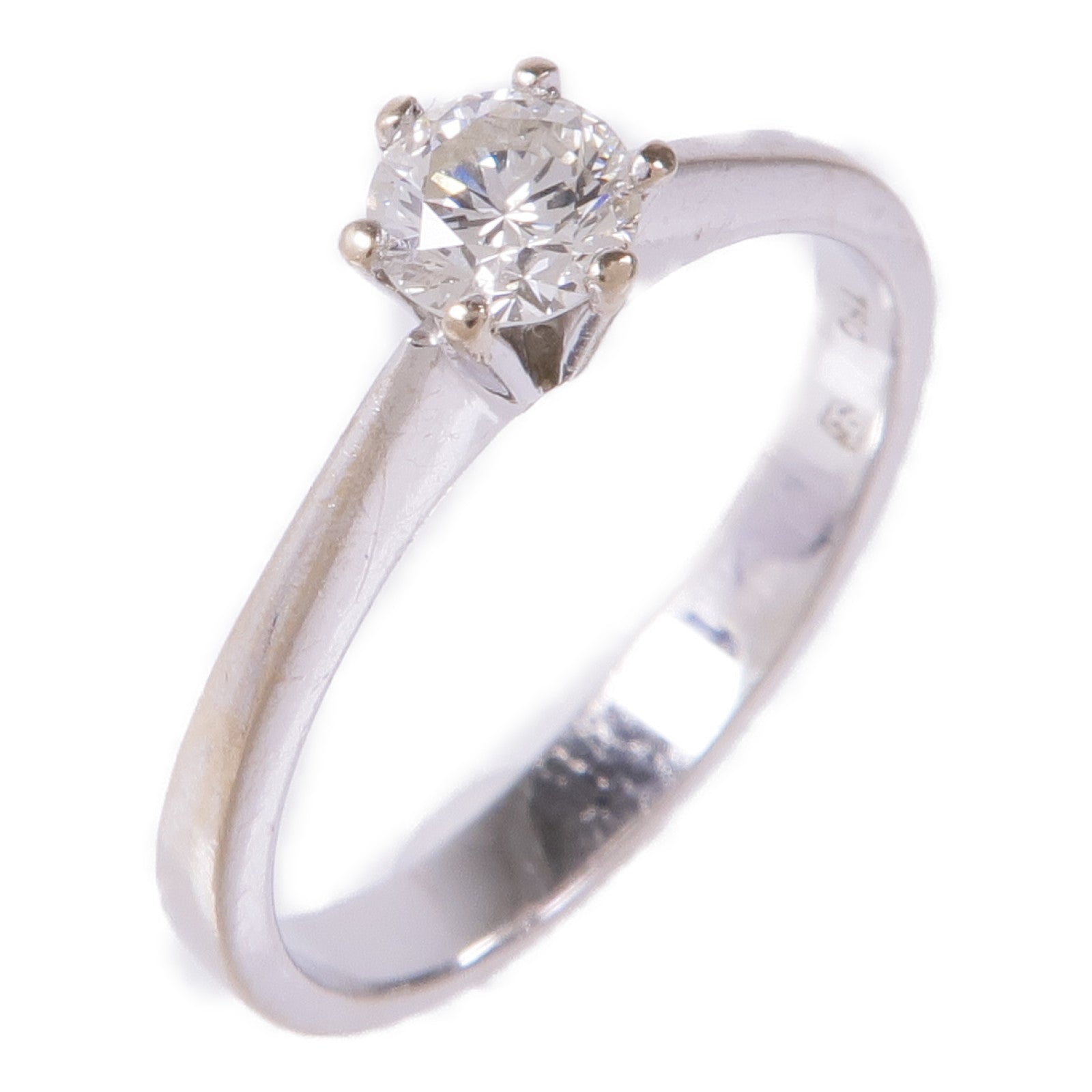JEWELRY 【激減優惠】18K白金Diamond Ring鑽石戒指US#6