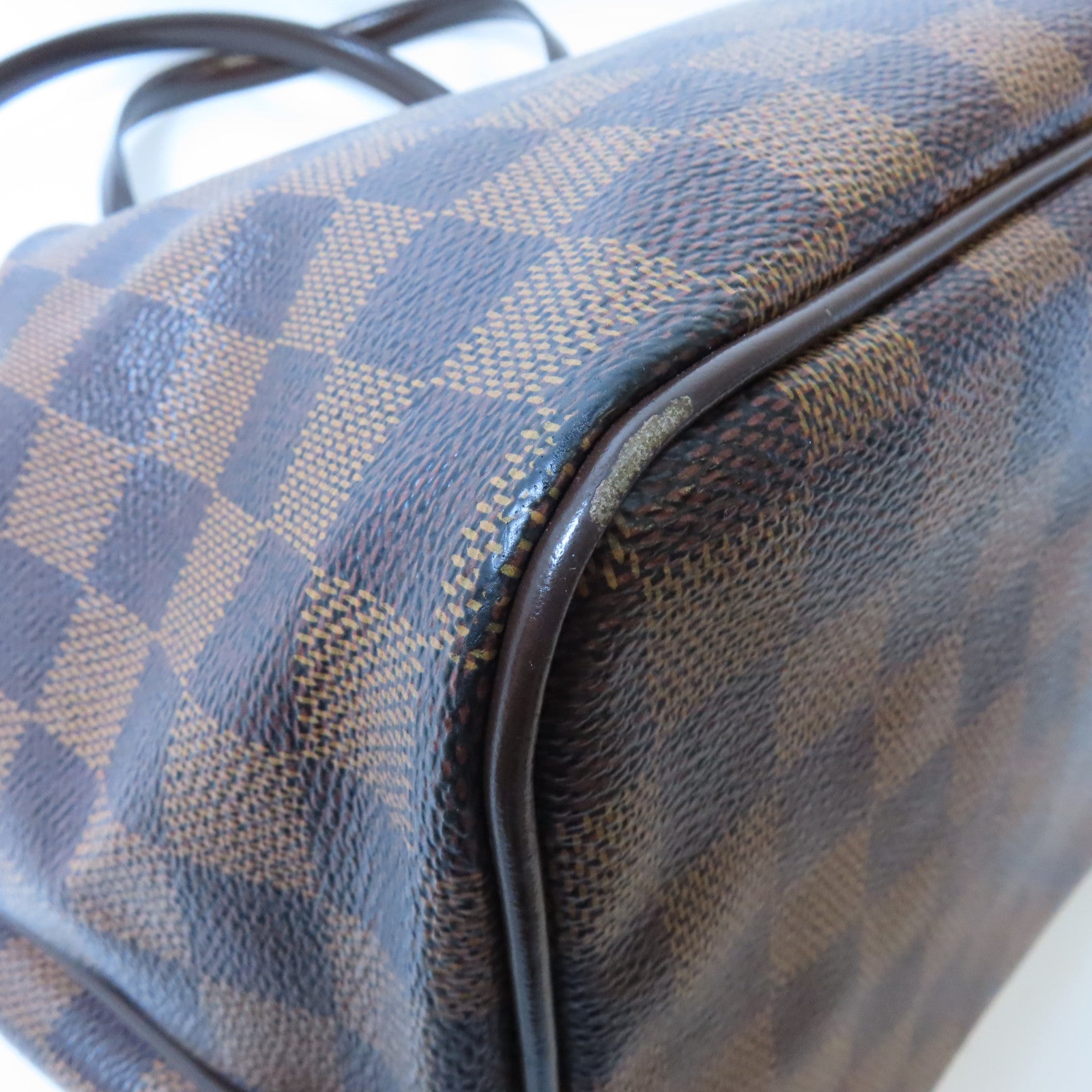 LOUIS VUITTON Damier Westminster GM金扣肩背袋棕色