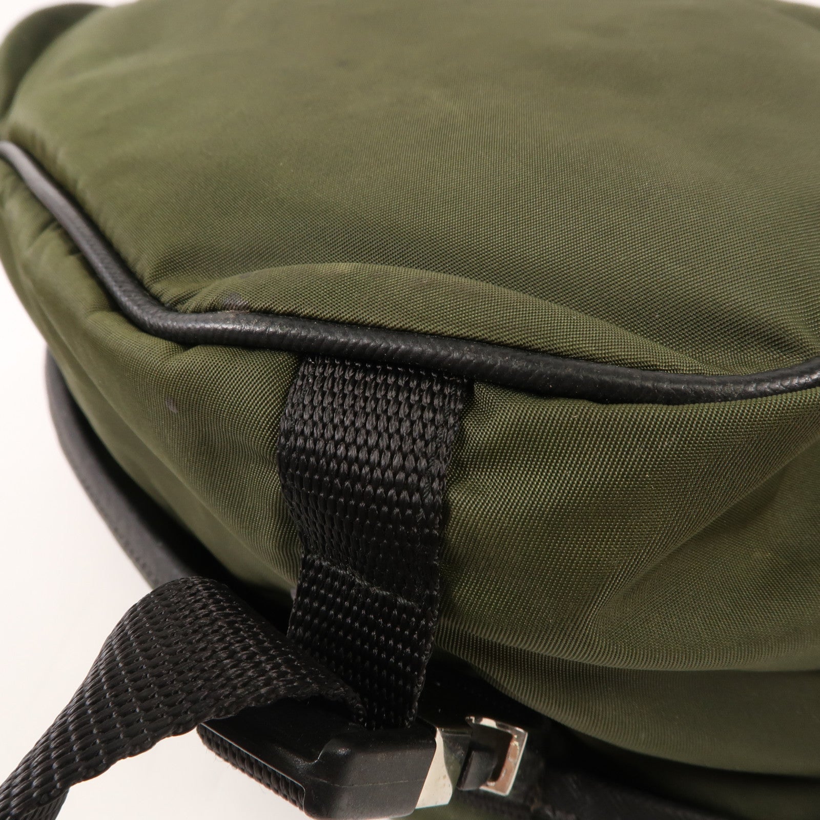 PRADA 帆布Waist Bag銀扣腰包