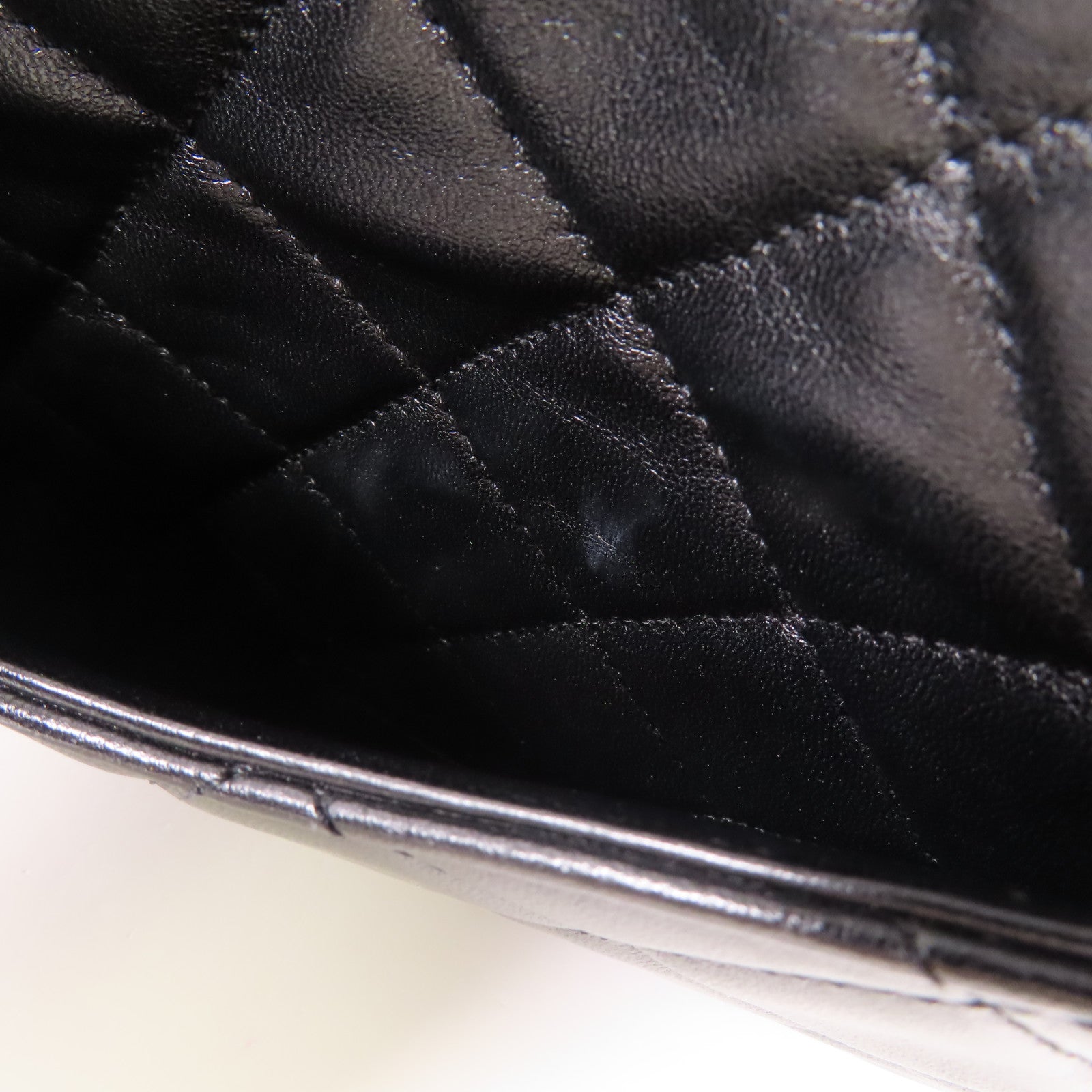 CHANEL 羊皮皮革Chain Shoulder金扣鏈帶肩背袋